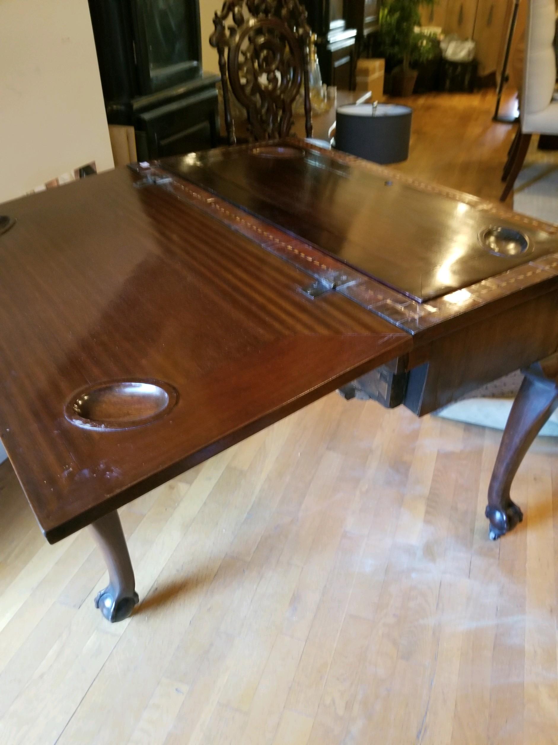 Early 19th Century Important George III Console Gaming Table For Sale