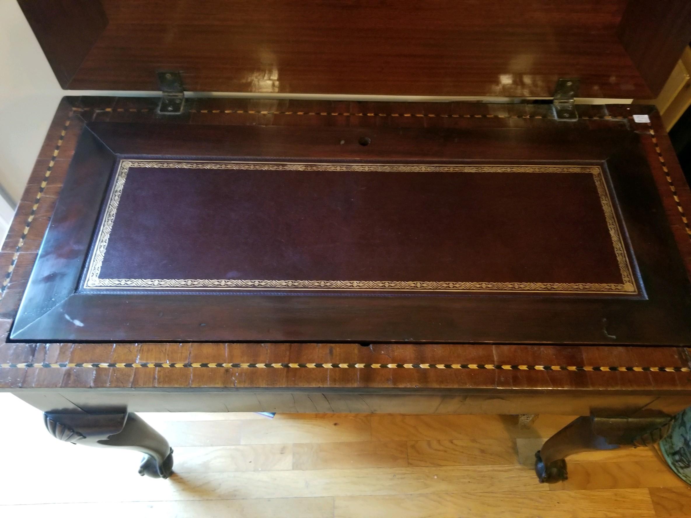 Important George III Console Gaming Table For Sale 1