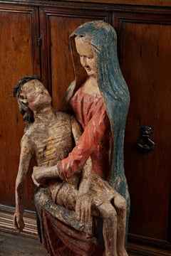 Important German Pietà from the, 14th Century