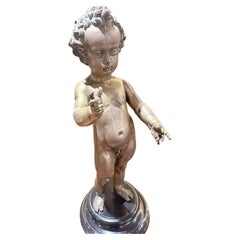 Importante Escultura Alemana "JESUS NIÑO" Siglo XVII