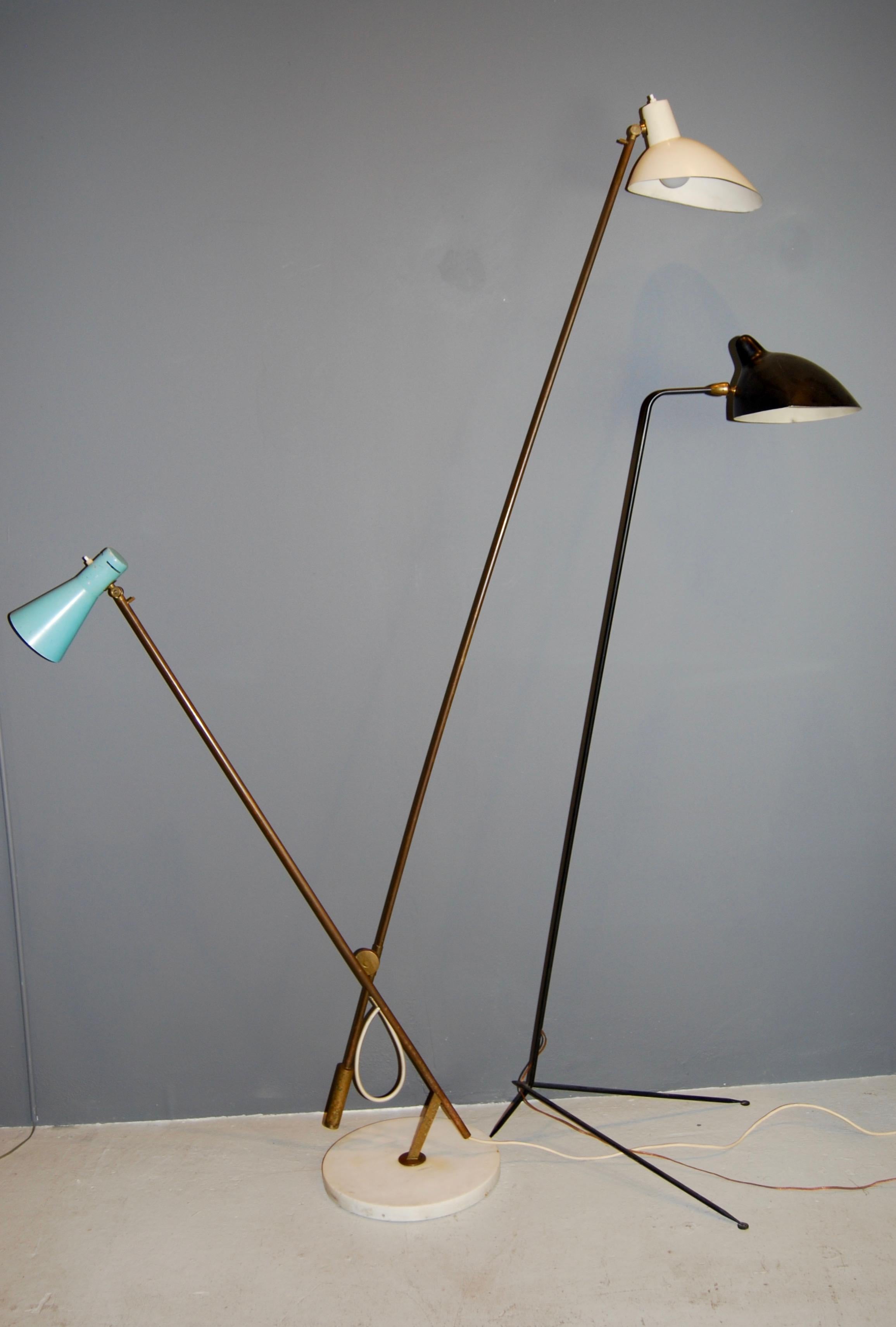 Vittoriano Vigano Important  Floor Lamp, model 1049 , ca 1951  In Good Condition In New York, NY