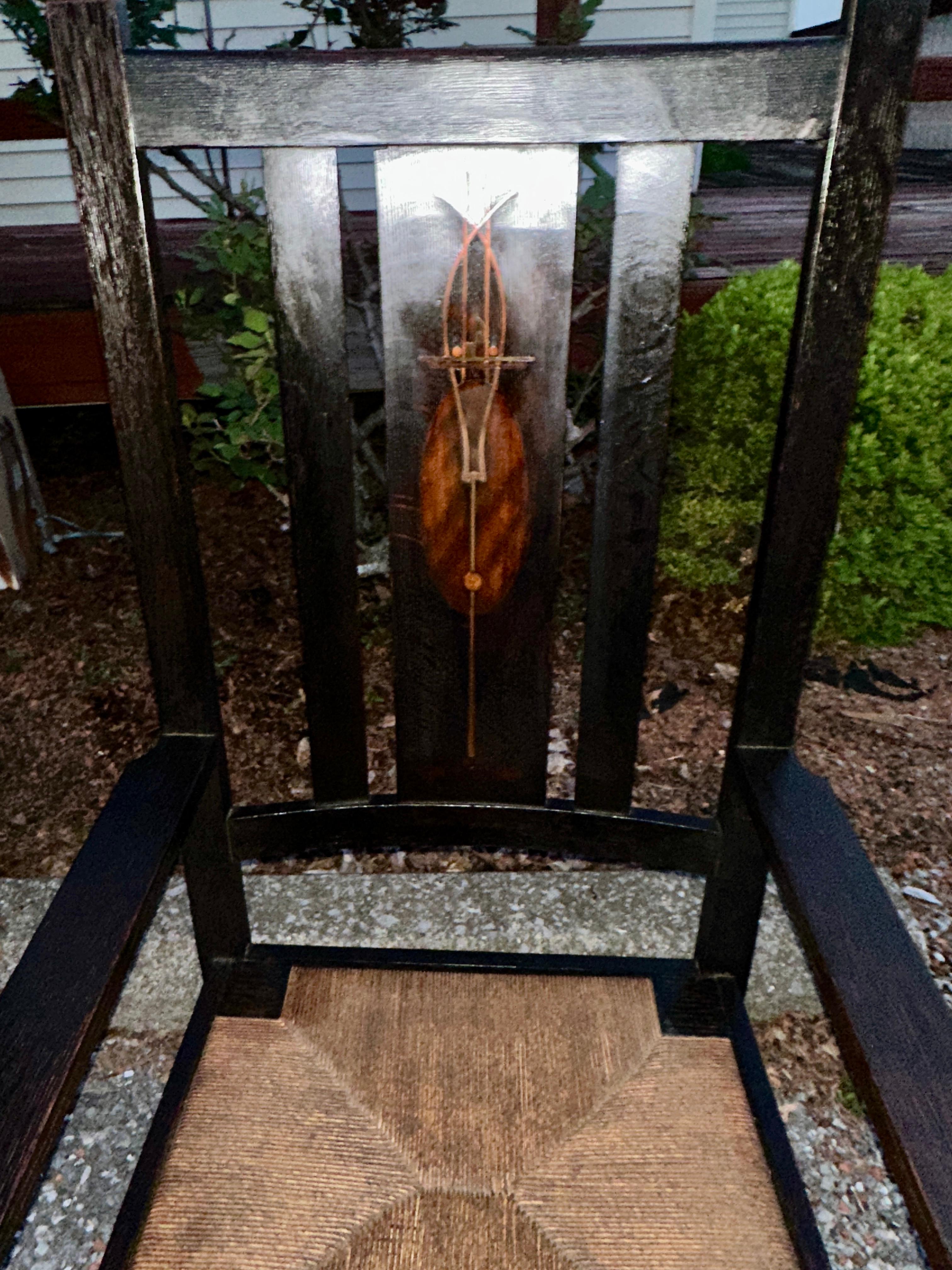Importante sedia Gustav Stickley c, 1902 - Marcata! - Condizioni eccellenti in vendita 3