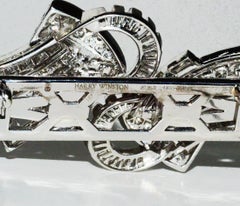 Important Harry Winston Diamond Duette Brooch