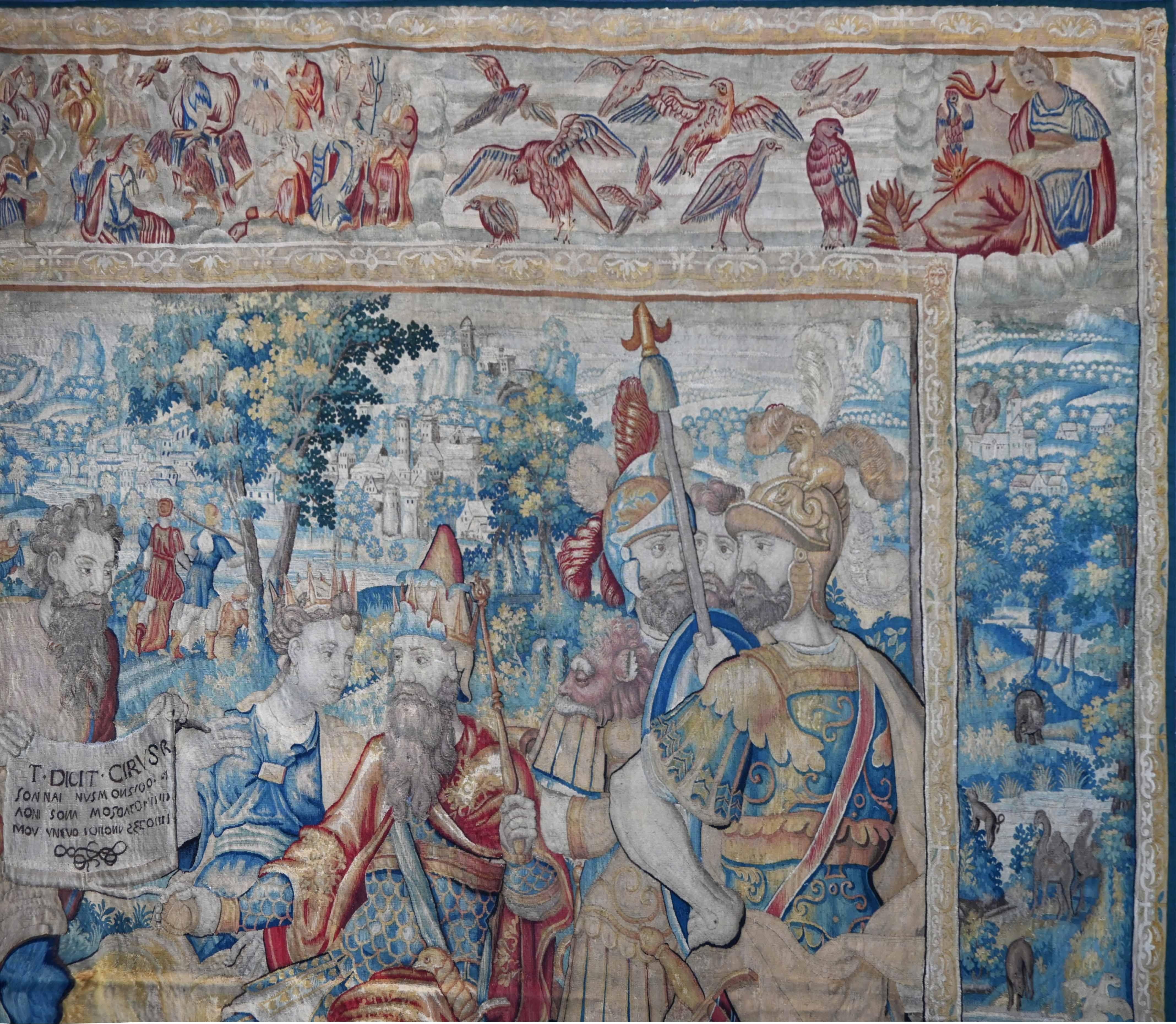Importante arazzo storico Bruxelles - Ciro il Grande - 17° secolo - n. 1534 in vendita 4