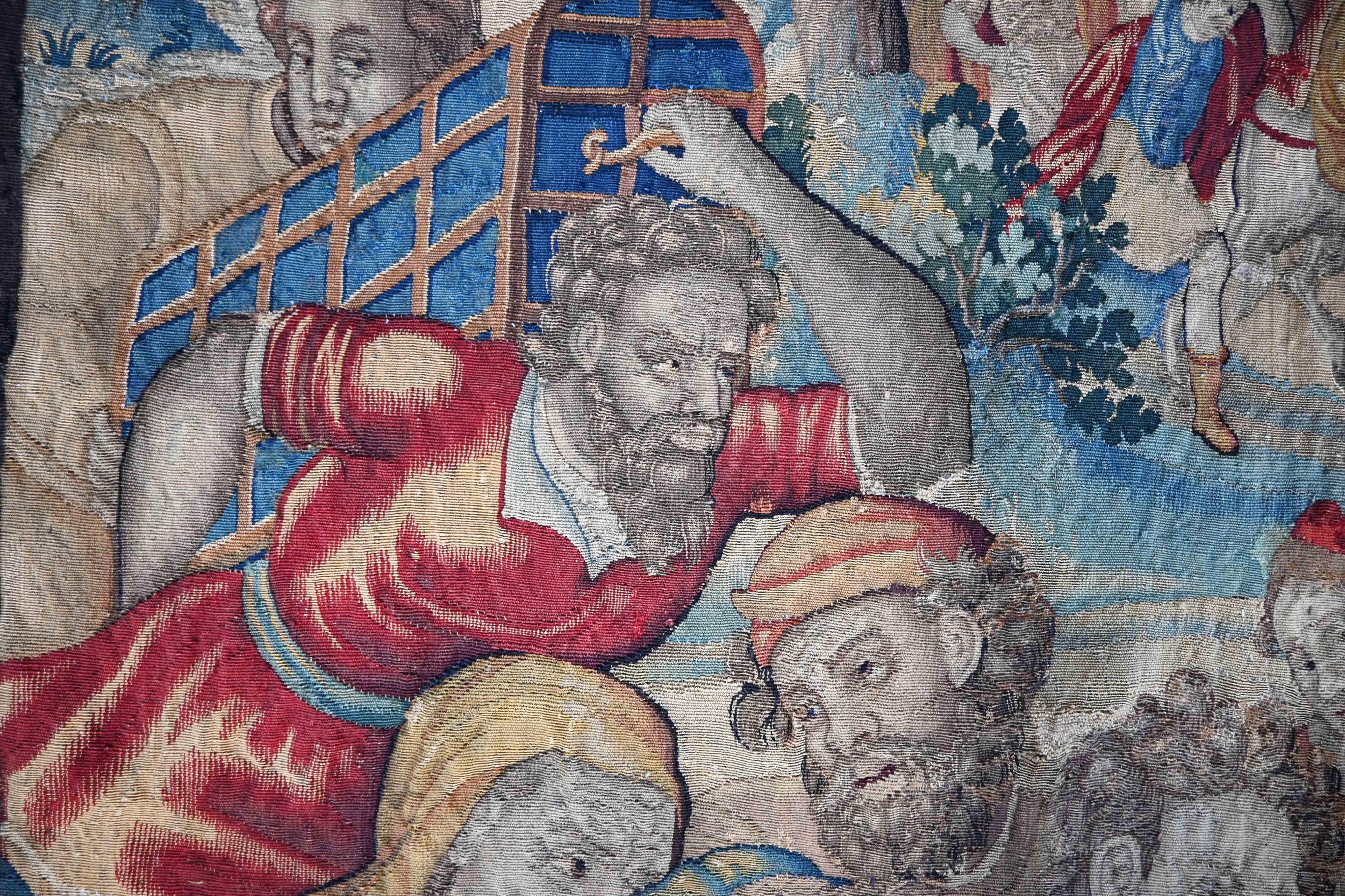 Un arazzo molto importante e grande  Storico e biblico della Manifattura di Brusseles del 1680

Periodo: XVII secolo
Condizioni: Eccellente
Materiale: Lana e seta
Larghezza: 375 cm
Altezza: 325 cm

Questo magnifico arazzo, dopo essere stato