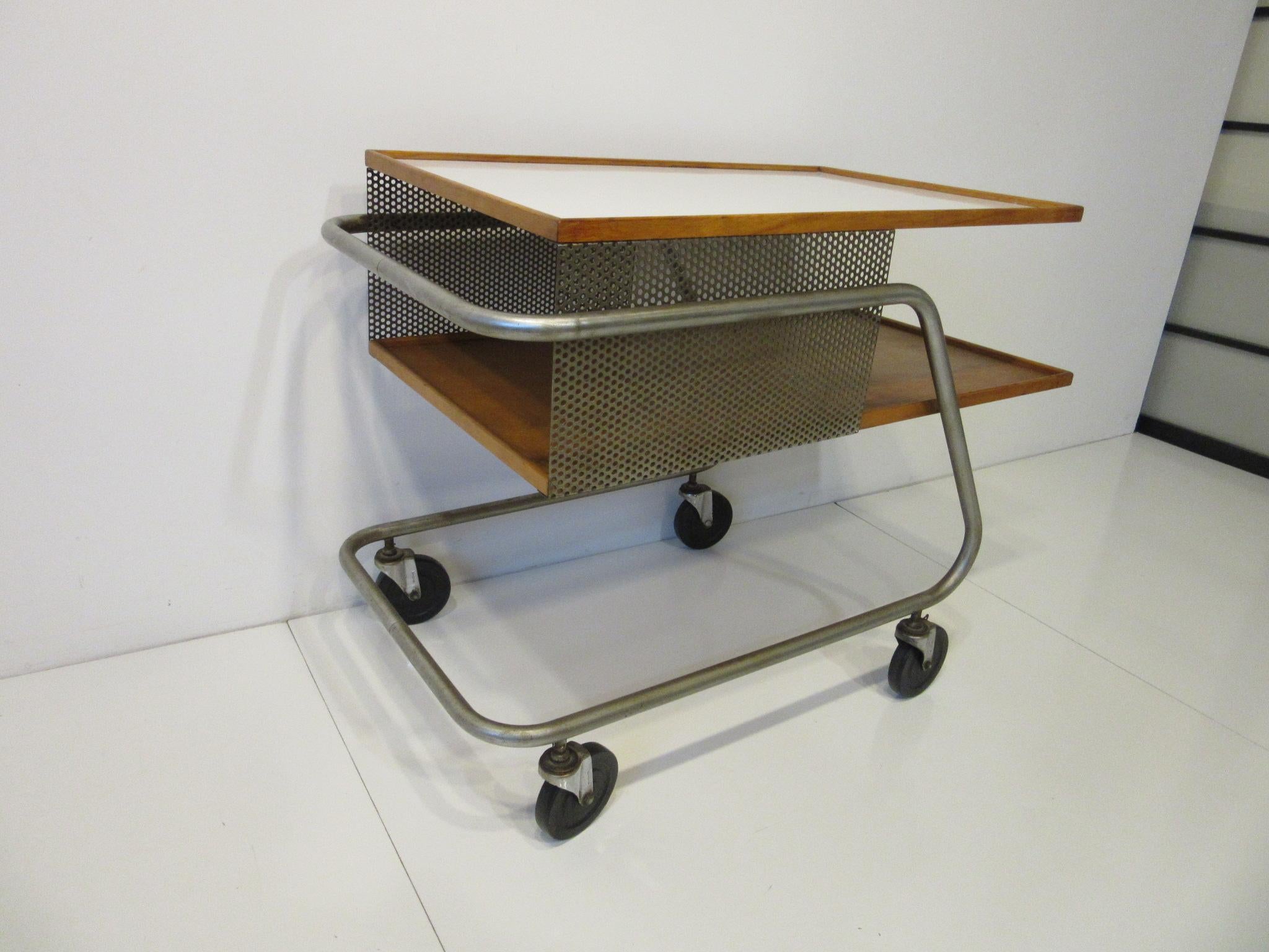 20th Century Important Bar Cart Industrial Styled by Franziska & James Hosken
