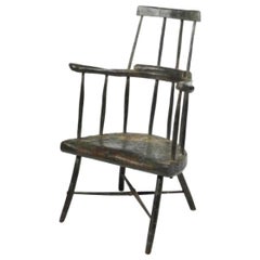 Antique Important Irish Fireside Chair