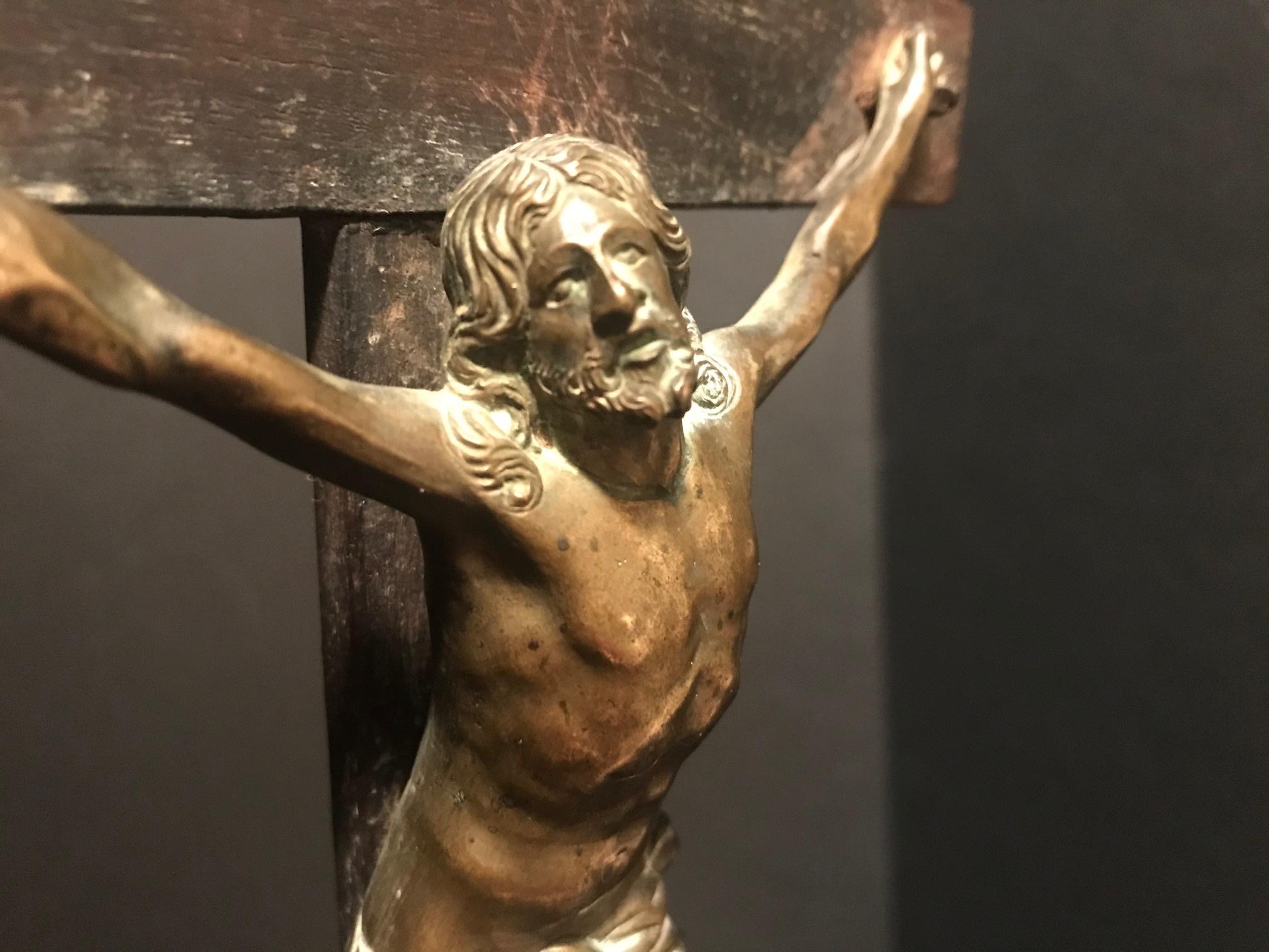 Important Italian Bronze Crucifix after Giambologna, Florence, 1529-1608 2