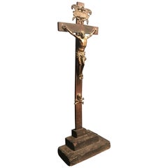 Important Italian Bronze Crucifix after Giambologna, Florence, 1529-1608