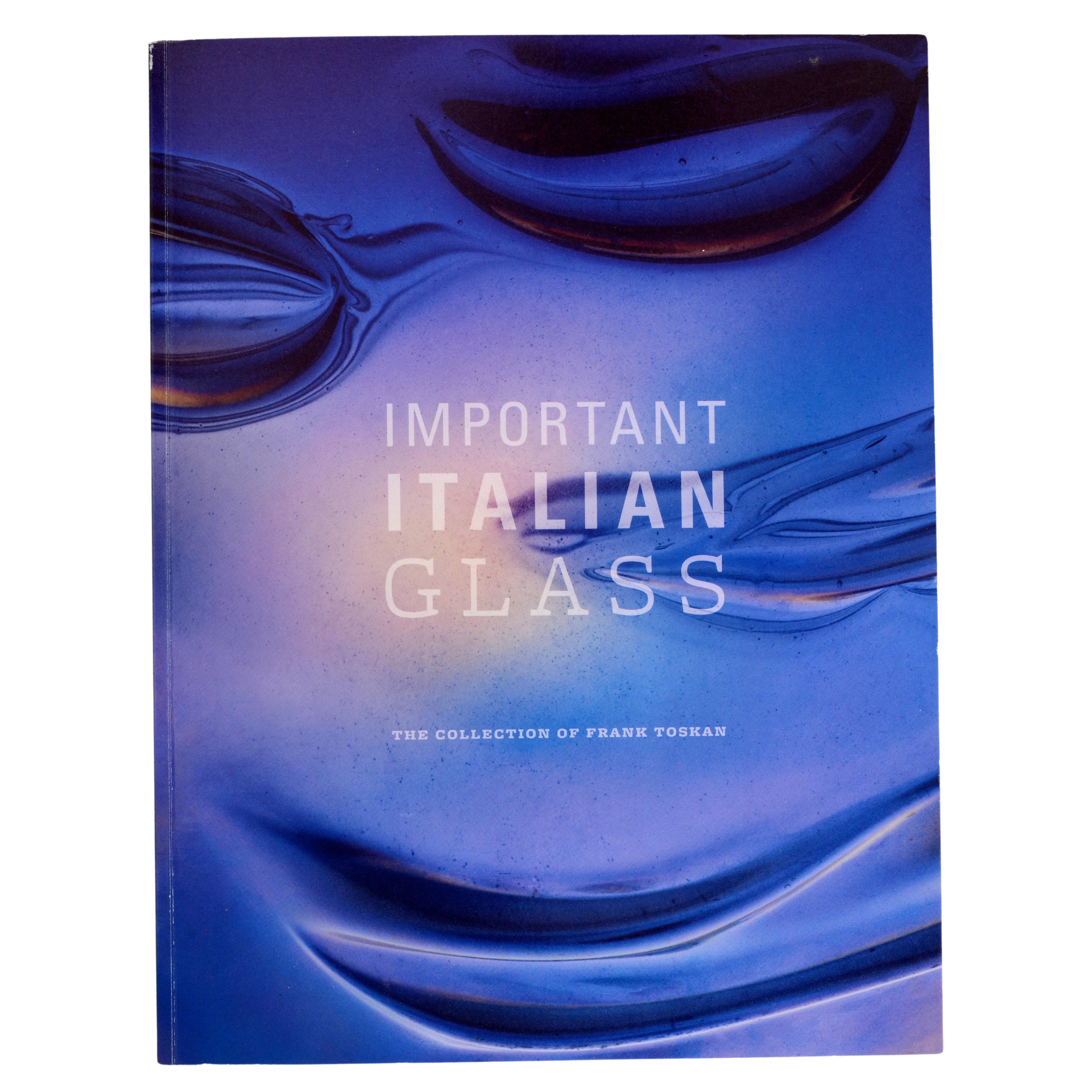 Important Italian Glass: the Collection of Frank Toskan, 1/1, 2012 par Wright en vente