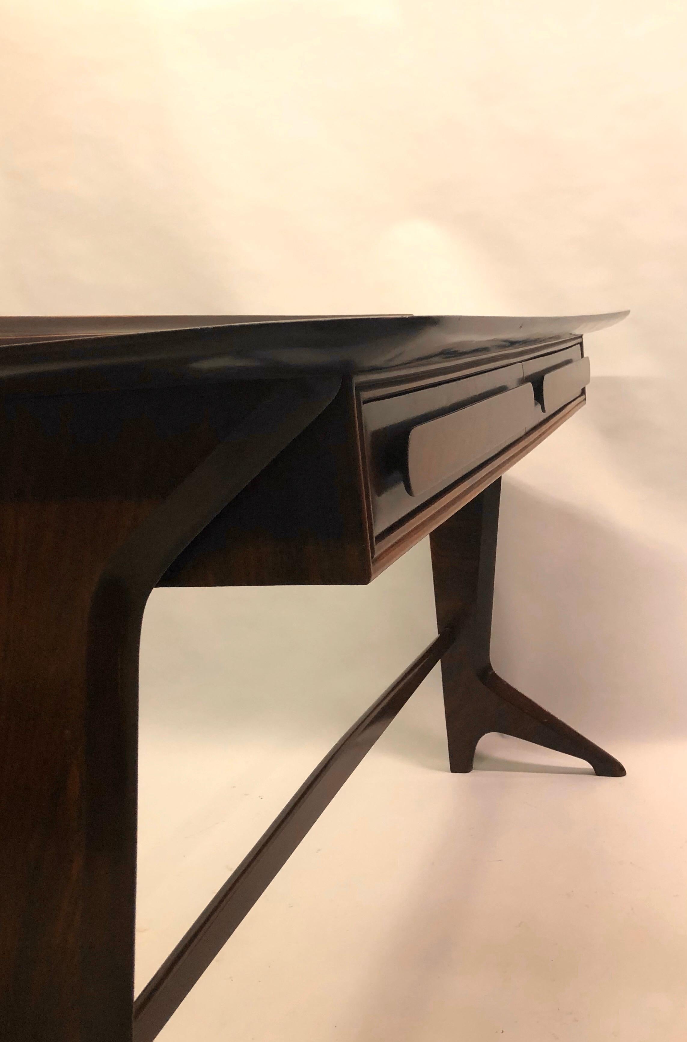 Rare and Important Italian Mid-Century Modern Rosewood Console by Ico Parisi 8