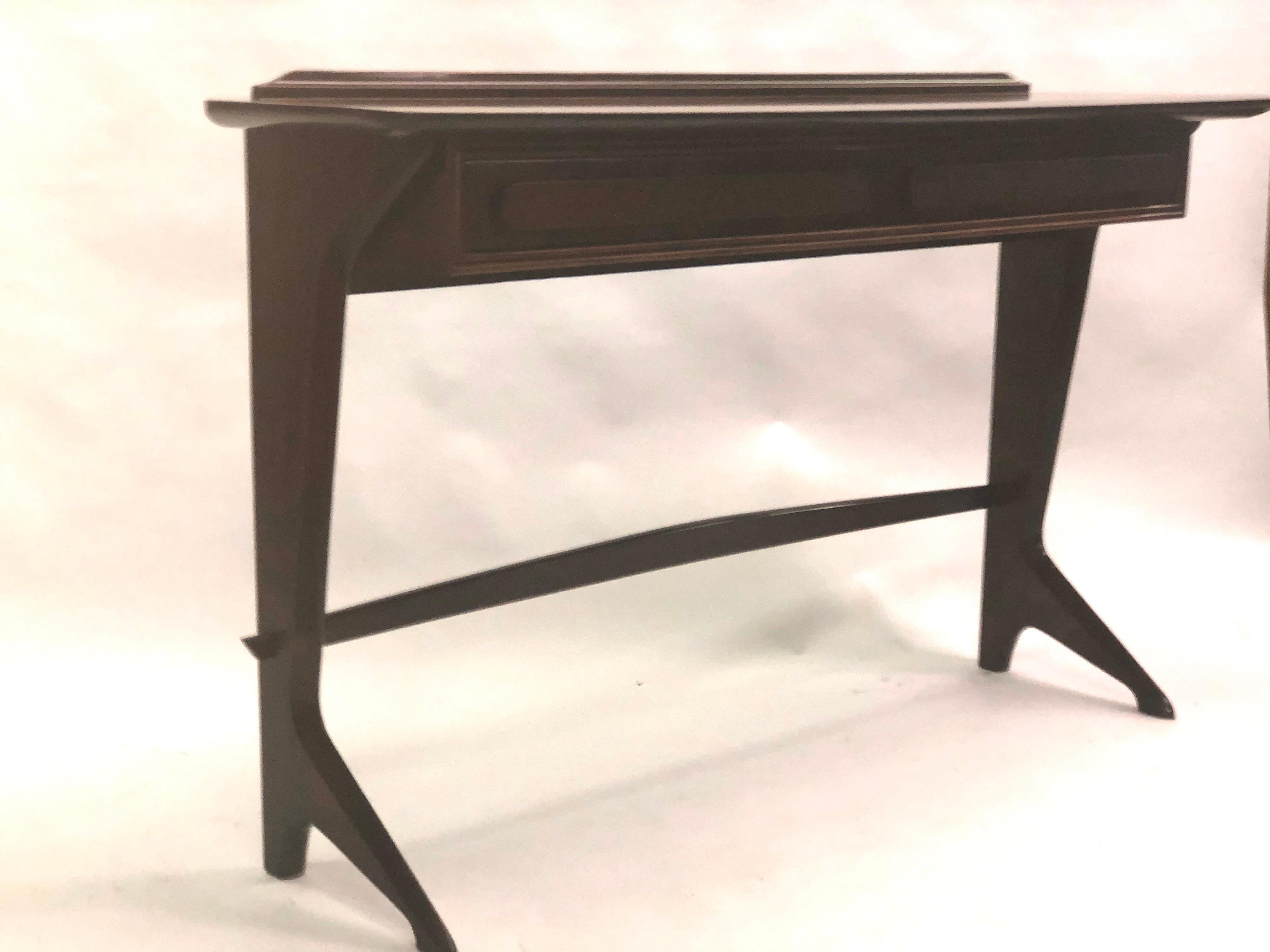 Rare and Important Italian Mid-Century Modern Rosewood Console by Ico Parisi 9