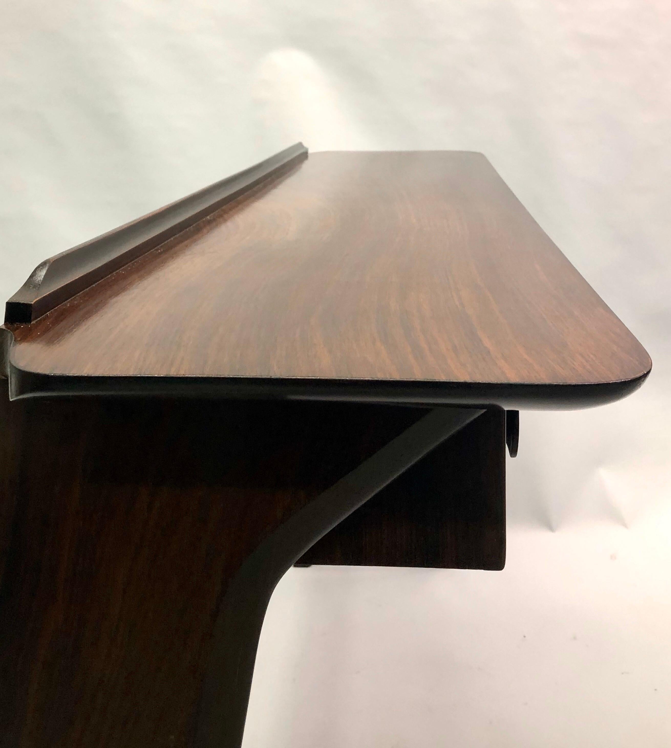 Rare and Important Italian Mid-Century Modern Rosewood Console by Ico Parisi 10