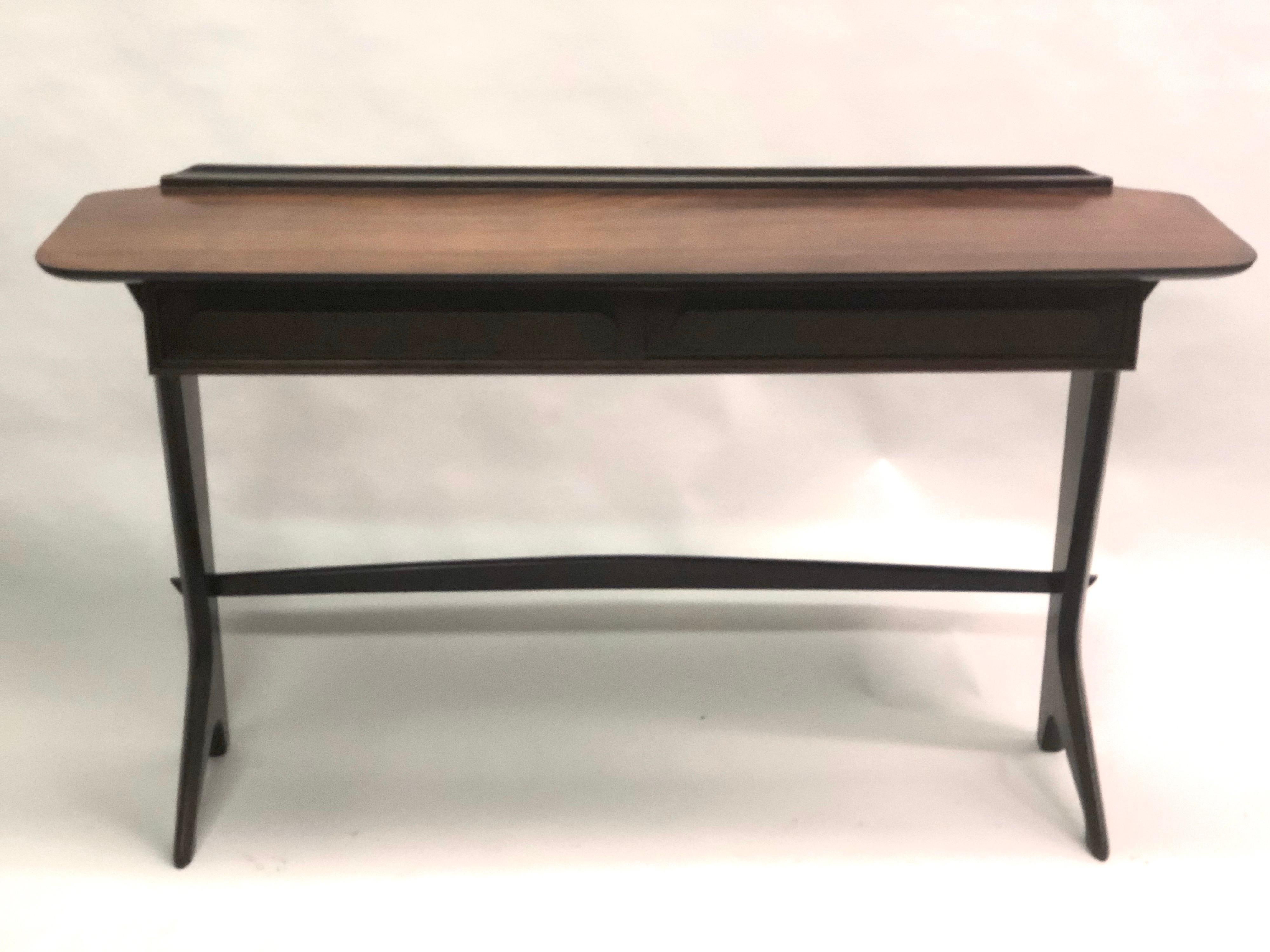 Rare and Important Italian Mid-Century Modern Rosewood Console by Ico Parisi 1