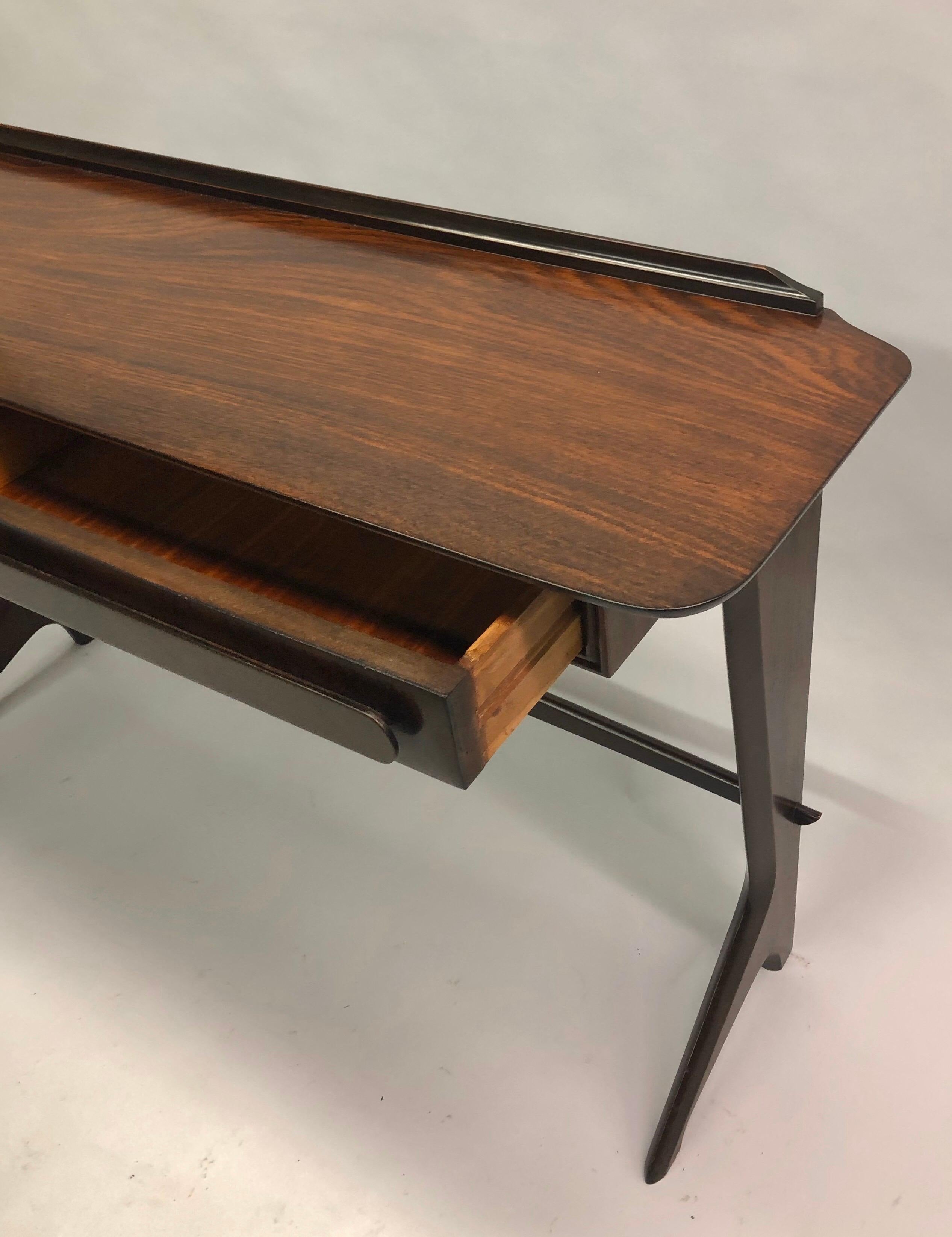 Rare and Important Italian Mid-Century Modern Rosewood Console by Ico Parisi 5