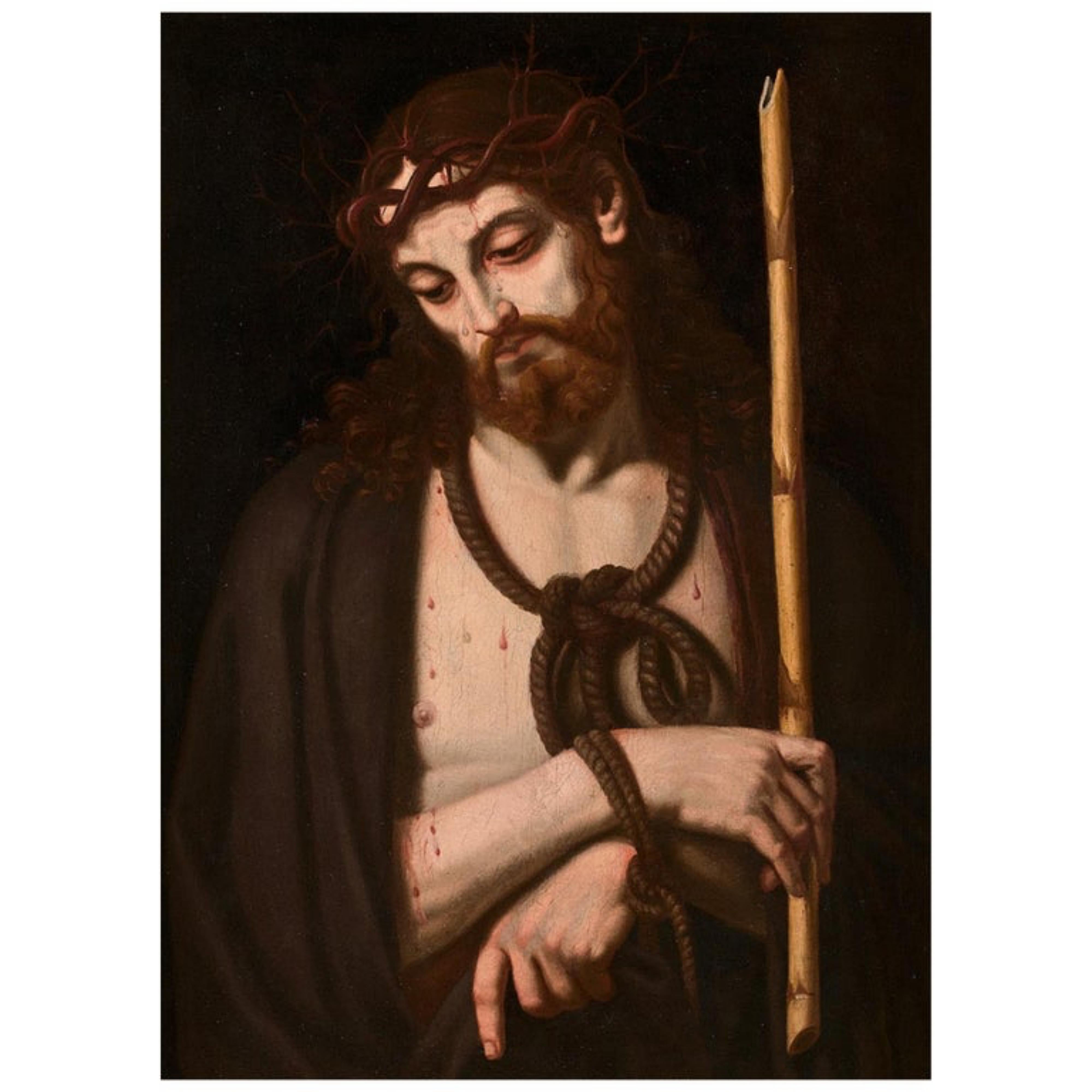 Important Italian School Andrea Solario 18th century 