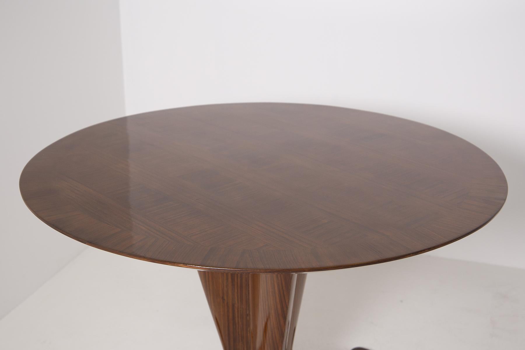 Mid-Century Modern Important Italian Table by Ico Parisi, Unique Piece and Certificate, 1949