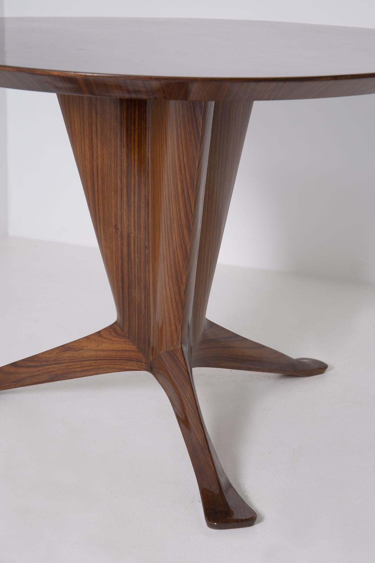 Important Italian Table by Ico Parisi, Unique Piece and Certificate, 1949 In Good Condition In Milano, IT