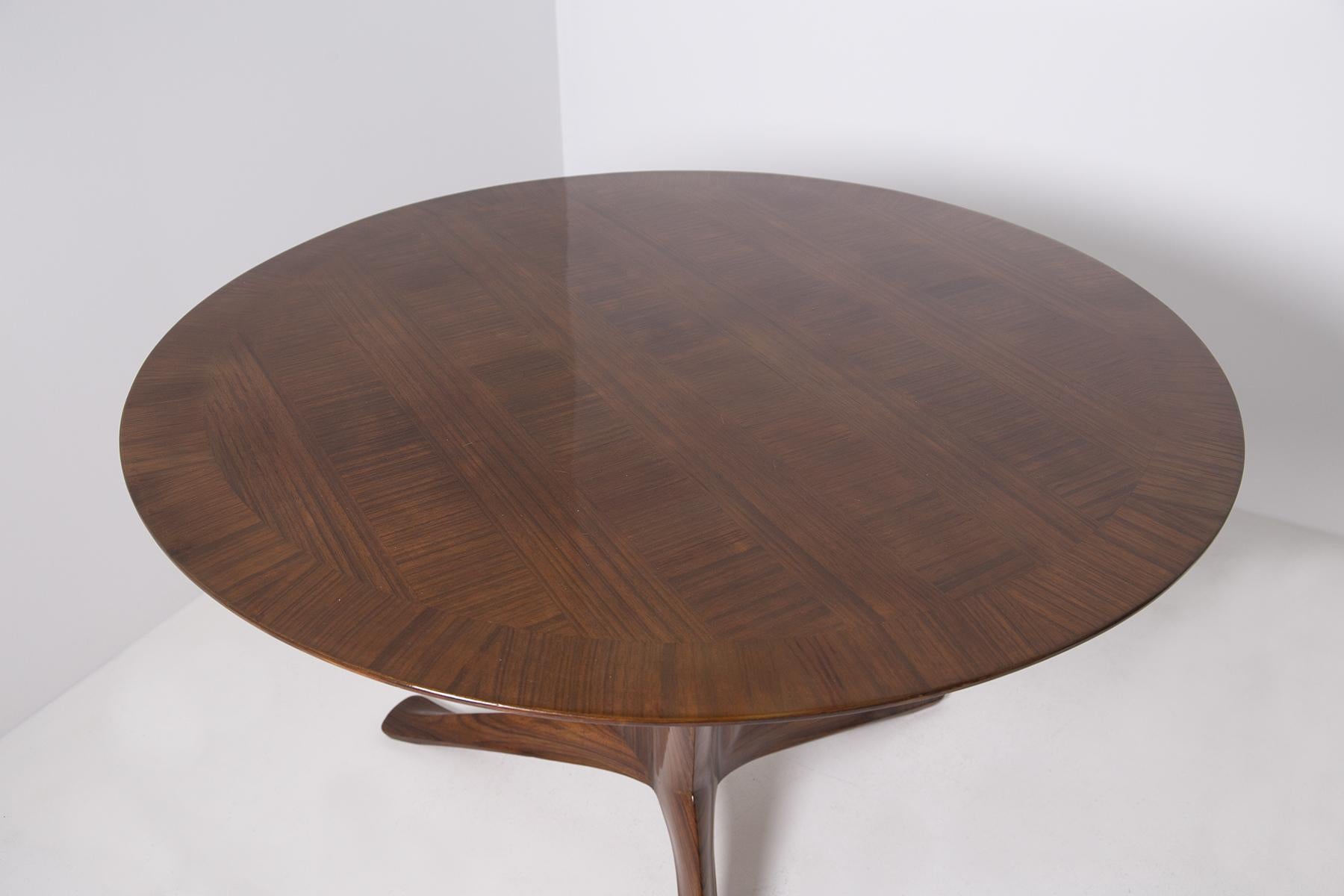 Important Italian Table by Ico Parisi, Unique Piece and Certificate, 1949 1