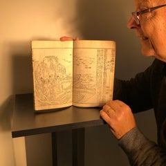 Important Japan Antique Woodblock Ancient China Views, 32 Fine Prints, 1780