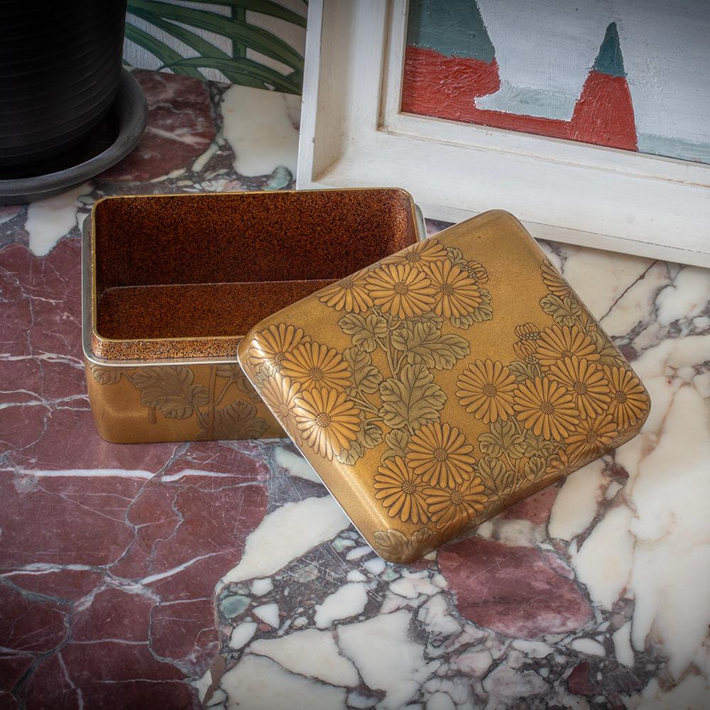 Art Deco Important Japanese Lacquer Presentation Box Gifted by Japanese President to RAF For Sale