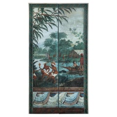 Important Joseph Dufour Pacific Wallpaper Panel Screen - Captain Cook