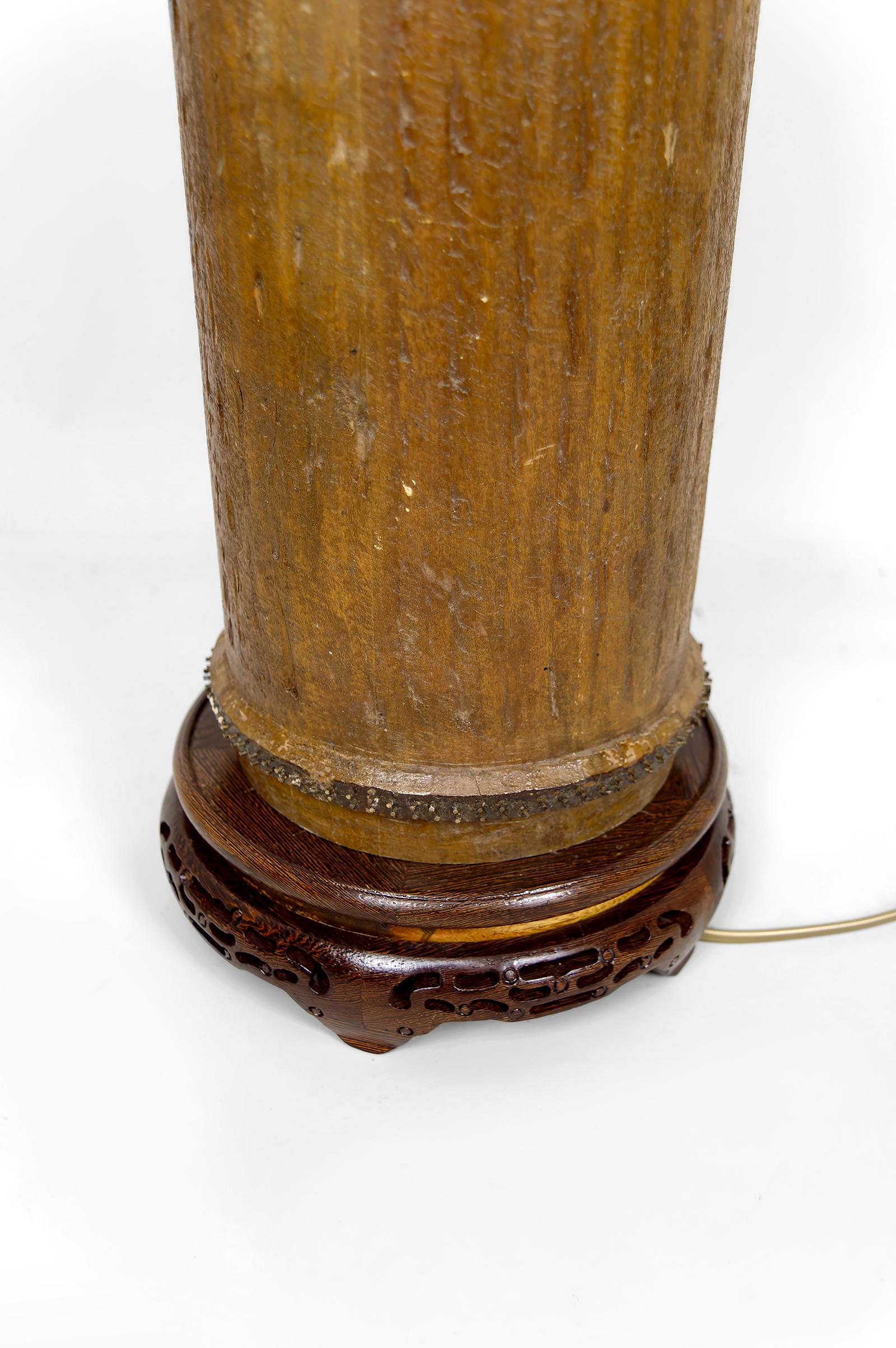 Métal Lampe importante, rouleau d'impression industriel victorien ancien, fin du 19e siècle en vente