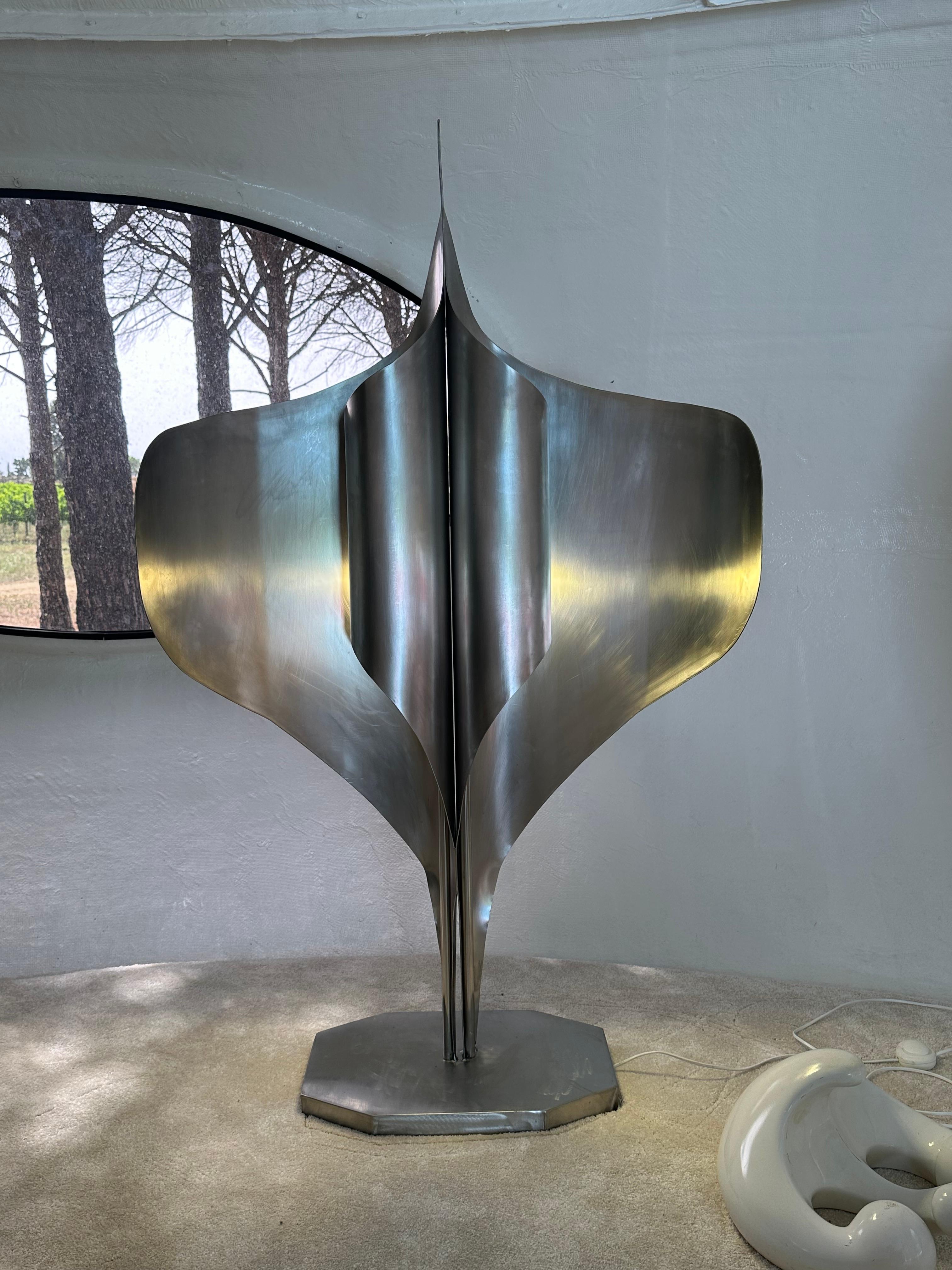 Important Lamp sculpture Louis Durot  For Sale 4