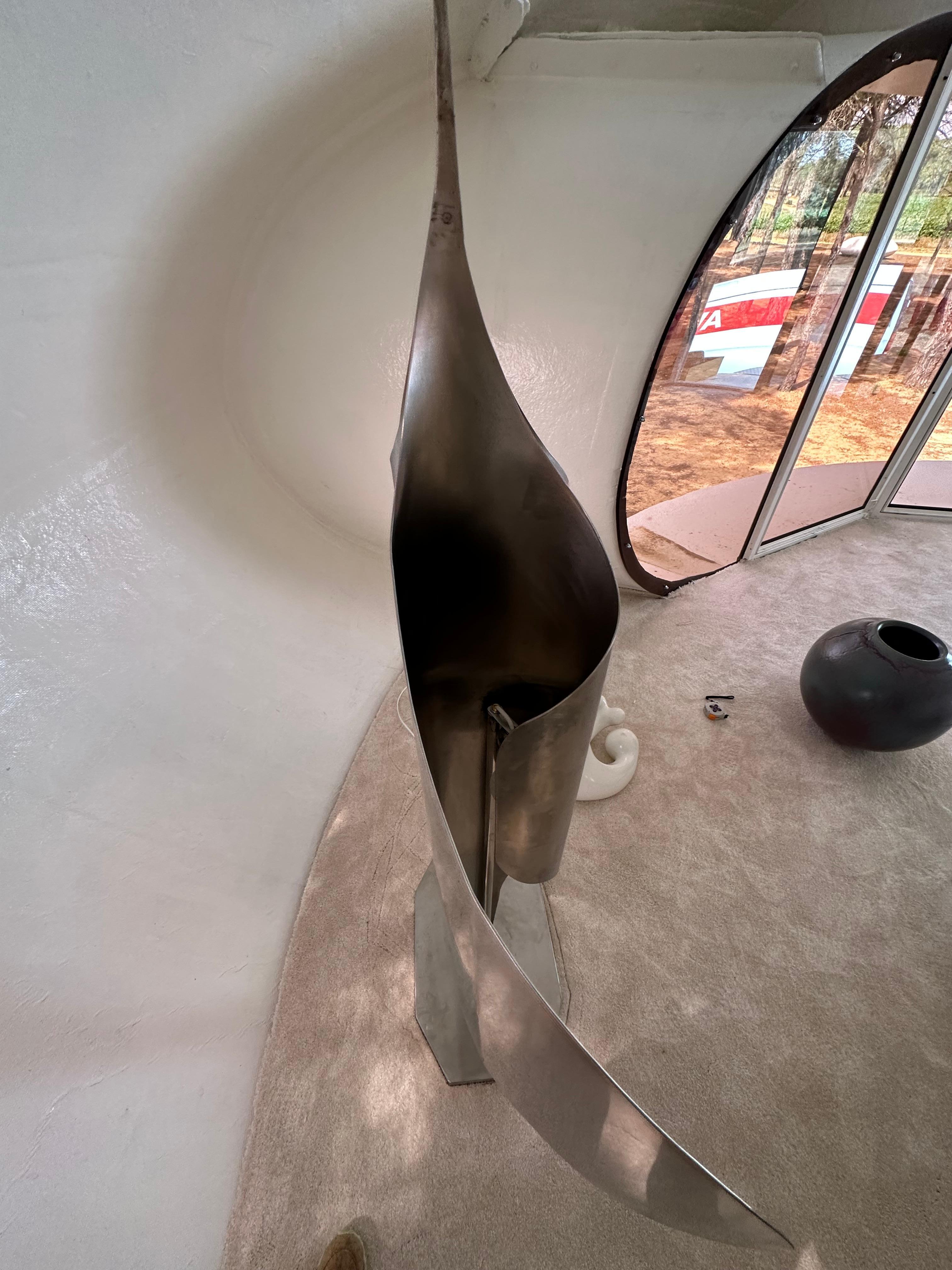 Important Lamp sculpture Louis Durot  For Sale 1