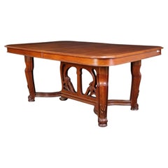 Importante table ART Déco italienne extensible du 19ème siècle