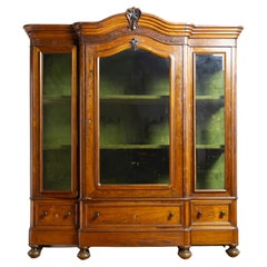 IMPORTANT LARGE DISPLAY PORTUGUESE CABINET 19th Century  Rosewood Wood