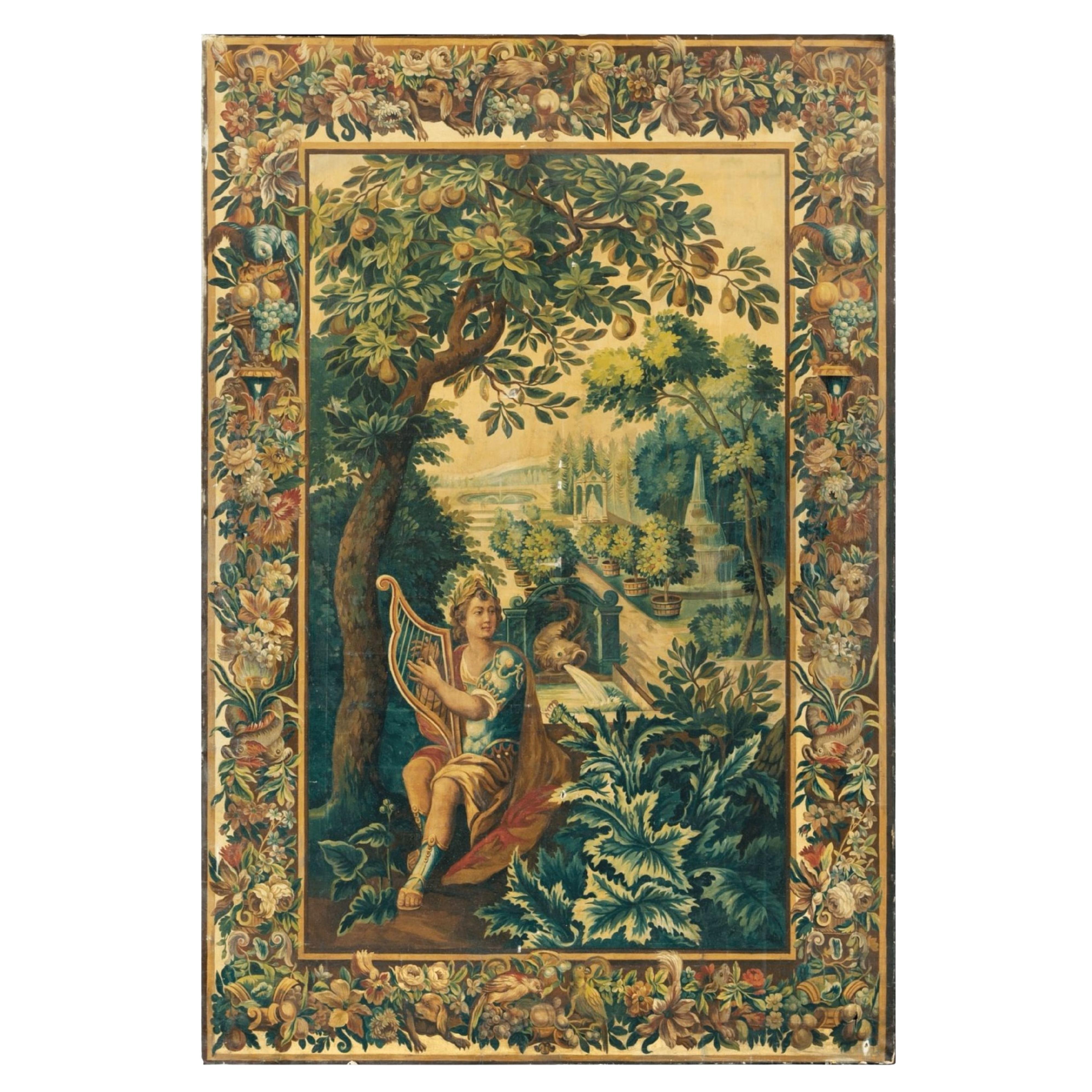 IMPORTANT LARGE PAINTING Venetian School 18th Century H 275cm / 108.26 inches For Sale