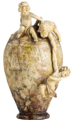 Important Large Pitcher German, circa 1893