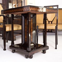 Important Living Room Set by Ludwig Alter Darmstadt Jugendstil, 1908'