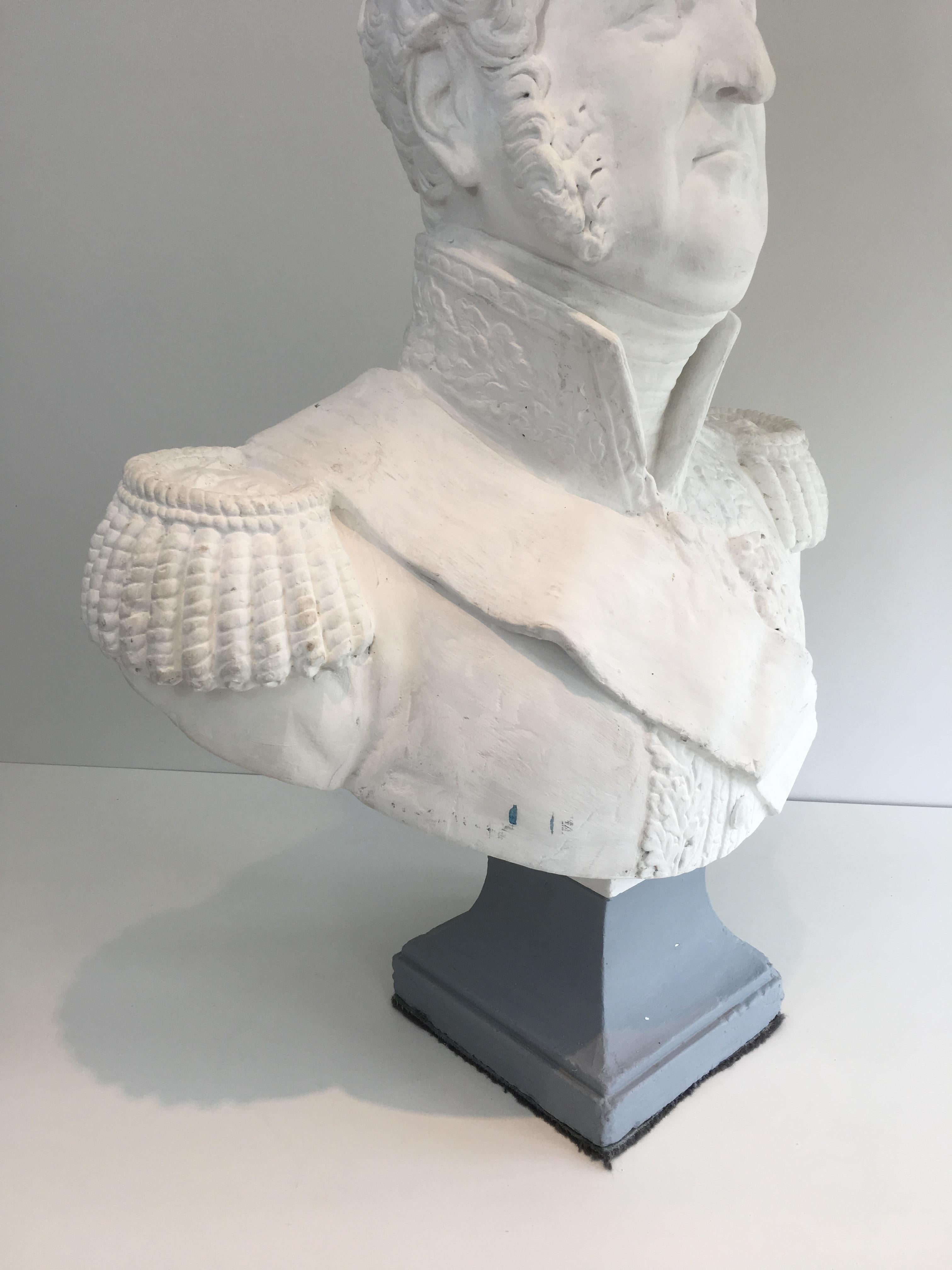 Important Louis-Philippe Plaster Bust, French, circa 1880 5