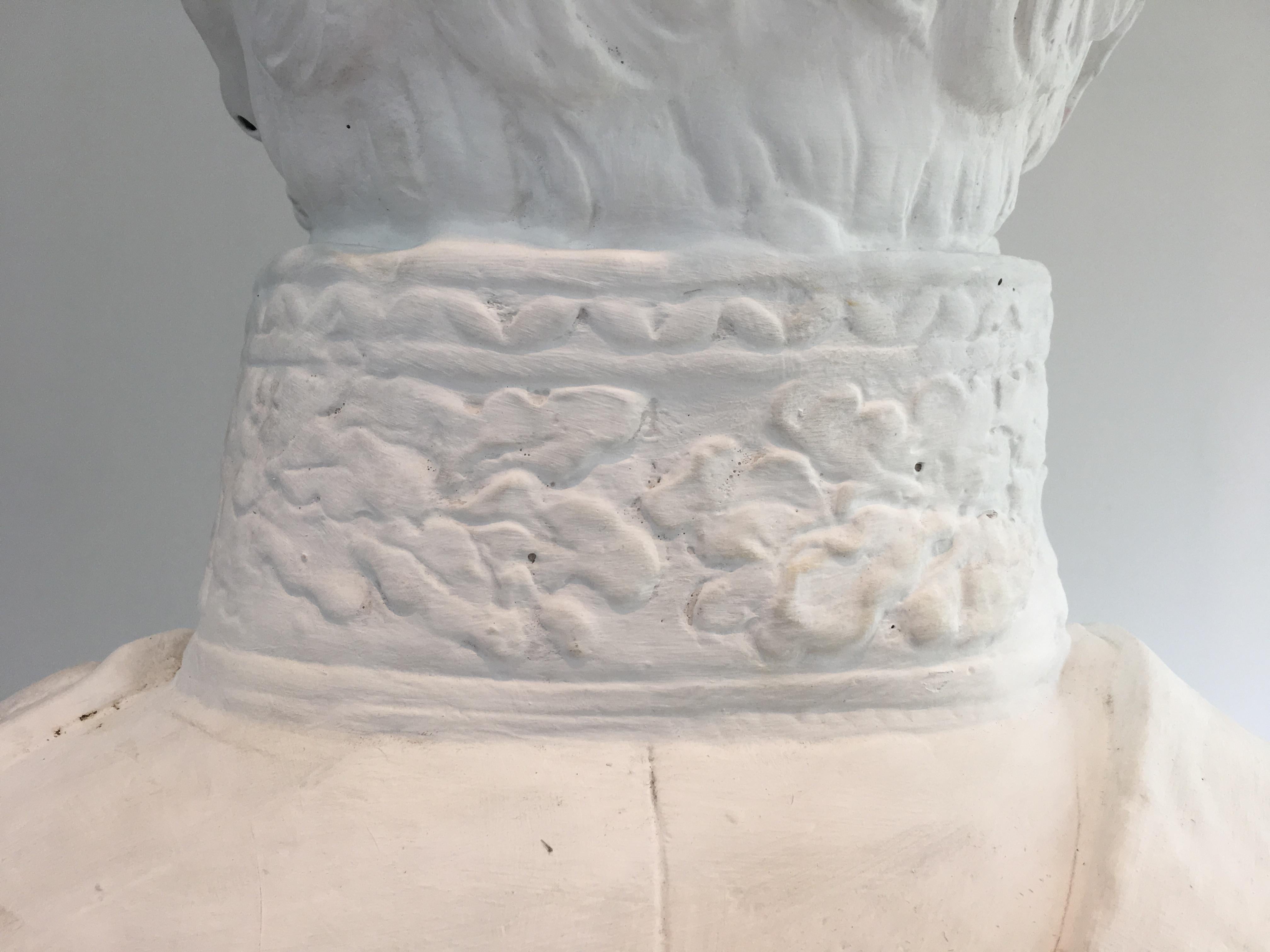 Important Louis-Philippe Plaster Bust, French, circa 1880 7