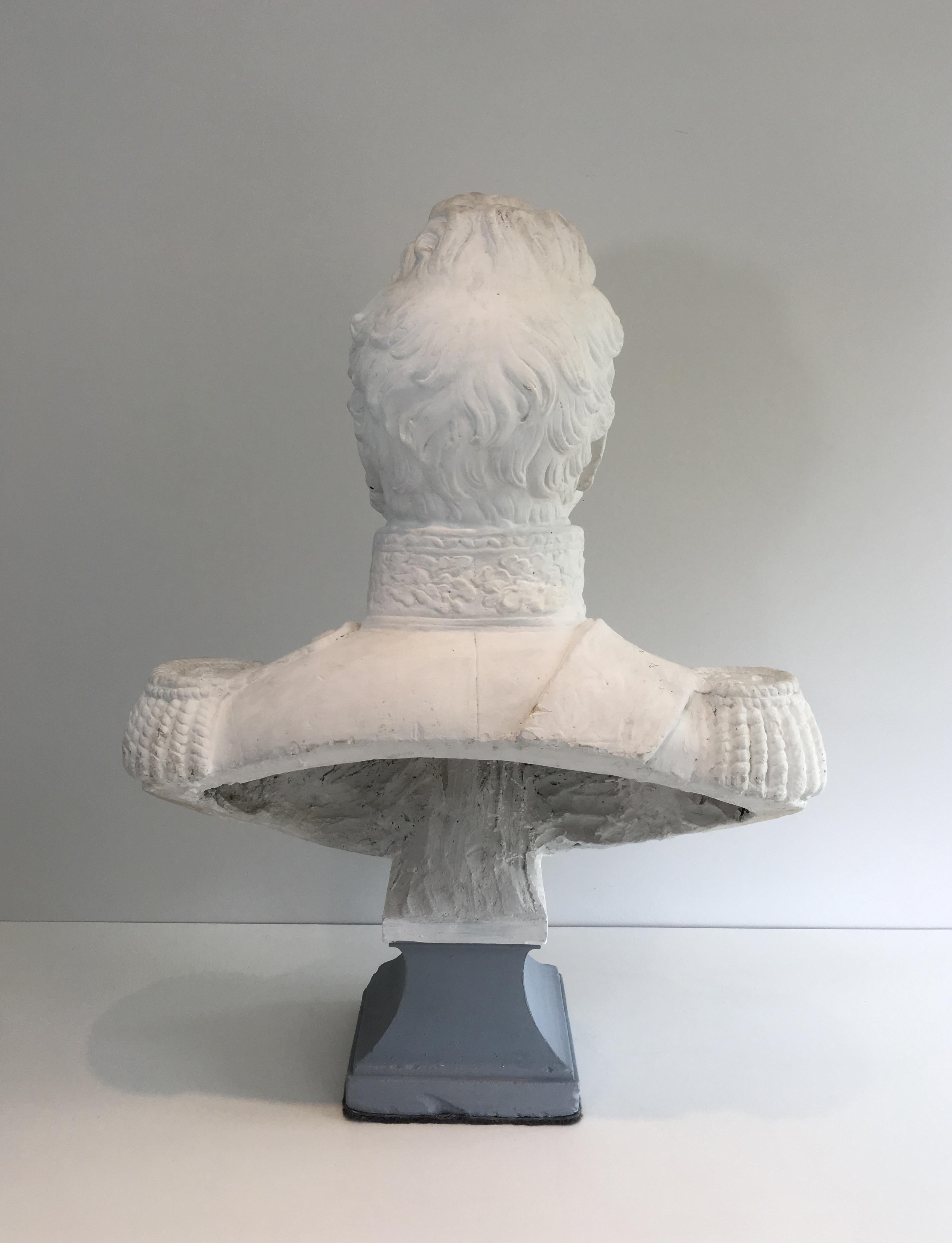 Important Louis-Philippe Plaster Bust, French, circa 1880 3
