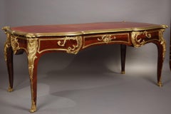 Important Louis XV Style Bureau Plat Attributed to G. Durand, France, Circa 1880