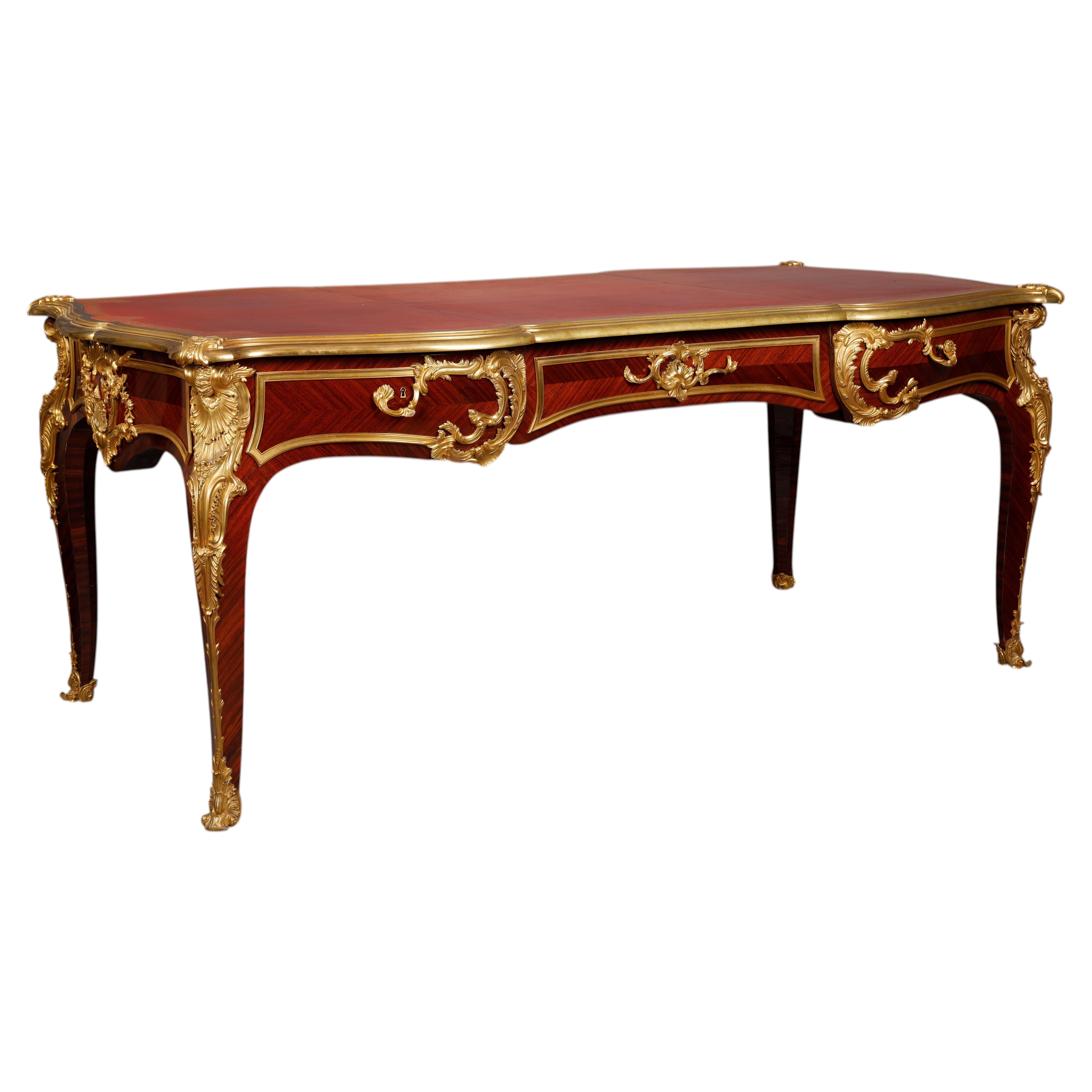 Importante assiette de bureau de style Louis XV attribuée à G. Durand, France, vers 1880