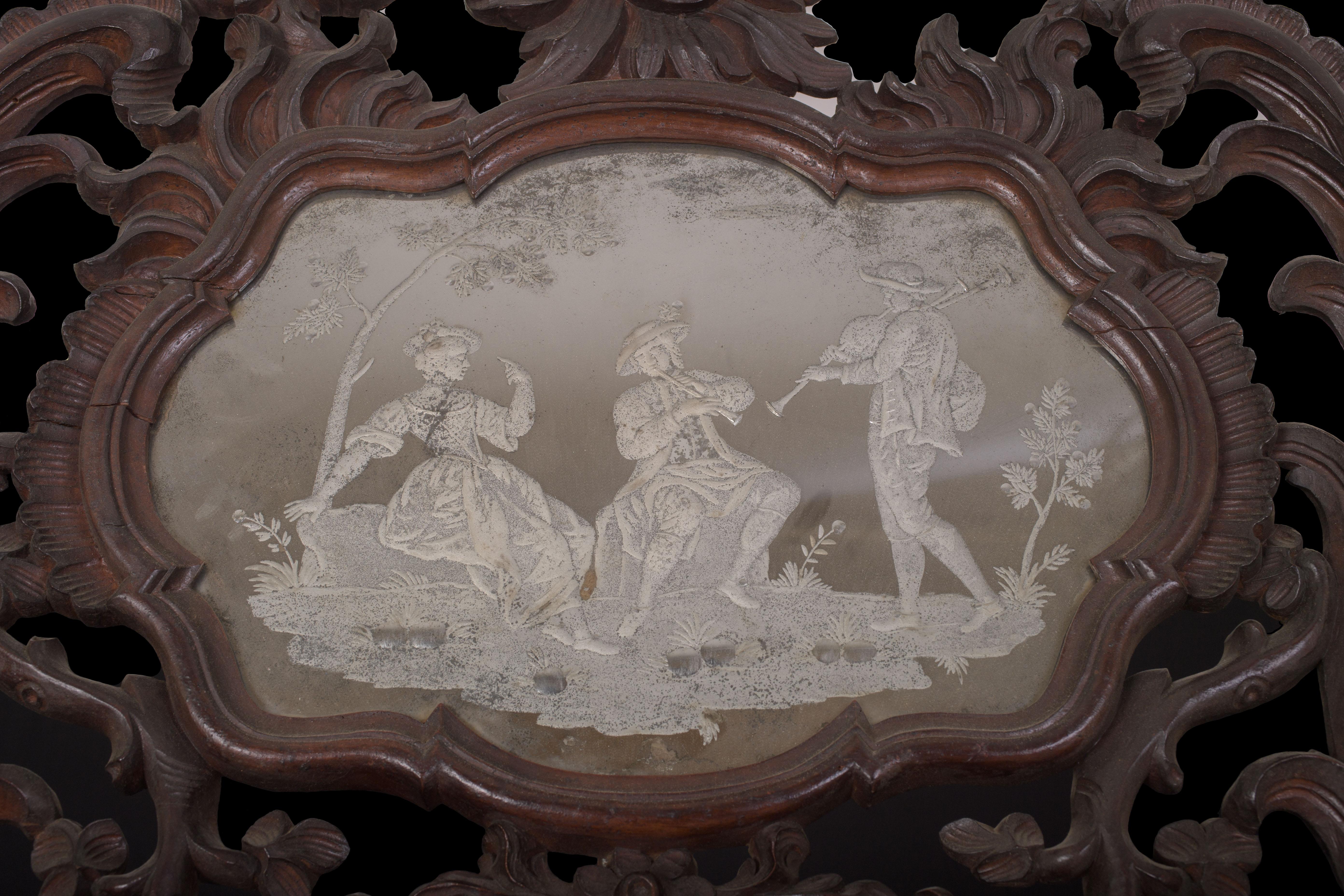 18th Century Important Louis XV Venetian Trumeau Mid-Eighteenth Century For Sale