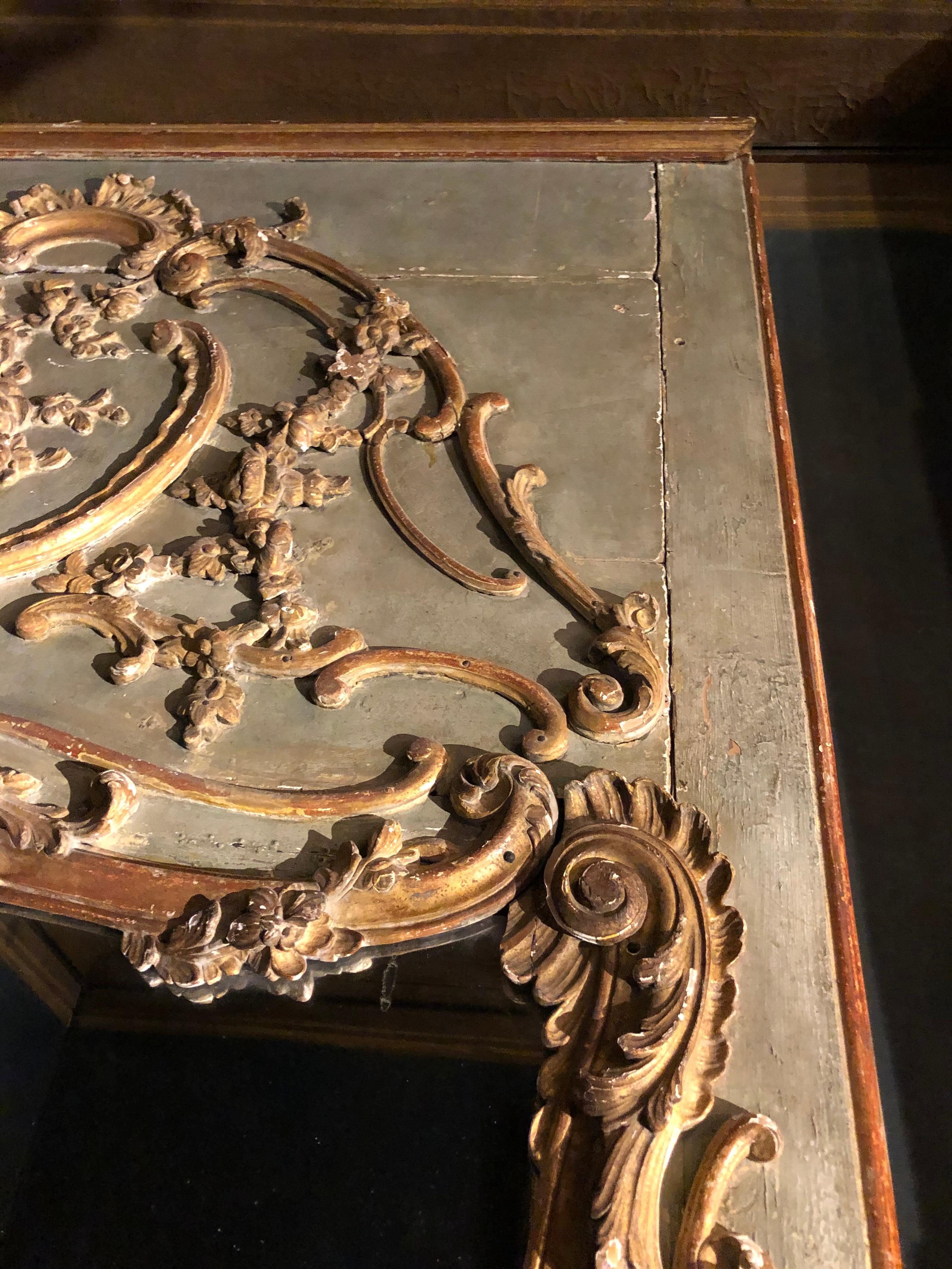Important Louis XV Woodwork Trumeau 2