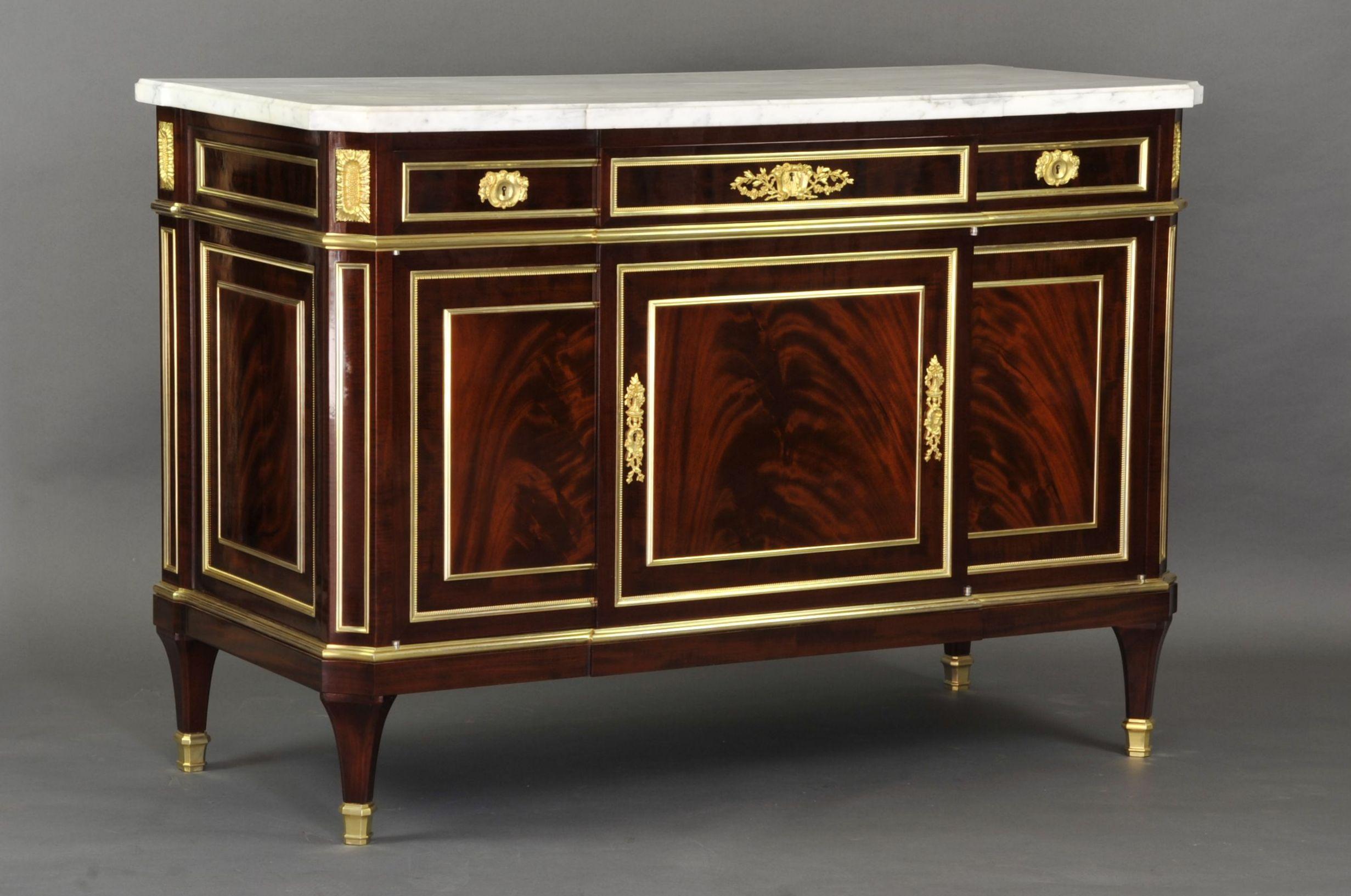 Important Louis XVI Commode Stamped Gervais Durand For Sale 6
