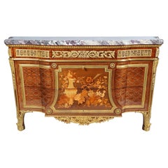 Important Louis XVI Style Commode by F. Linke, France, circa 1890