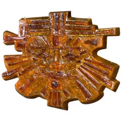 Important Low Relief i Resin Matius 1970 Signed