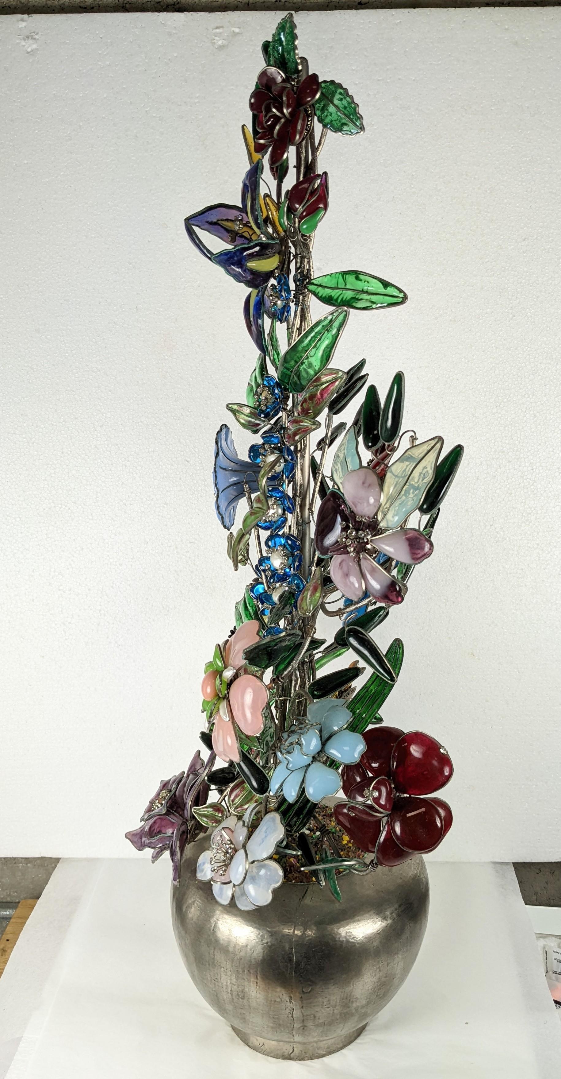 Importante arreglo floral de la Maison Gripoix, Yves Saint Laurent en venta 5