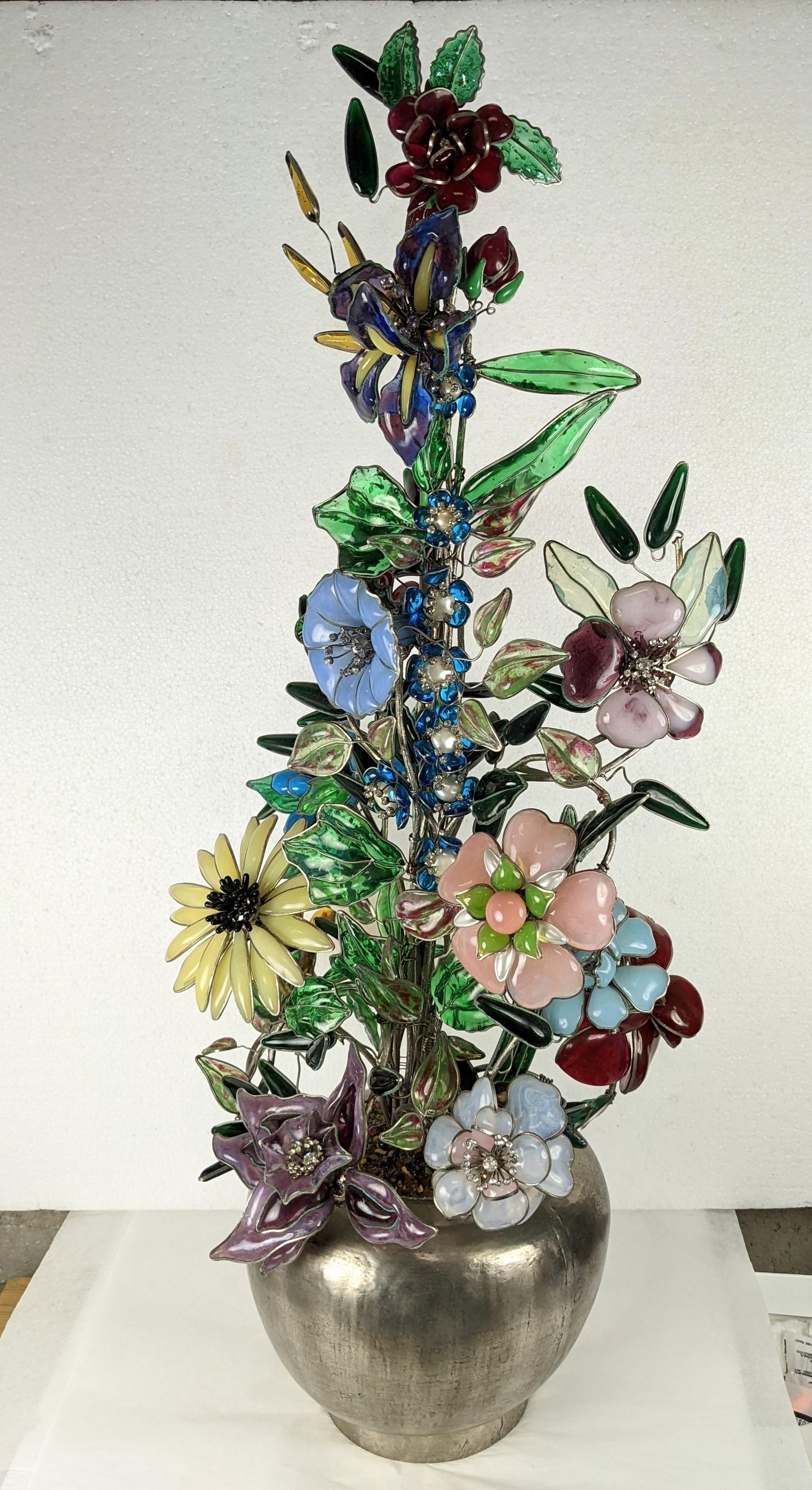 Importante arreglo floral de la Maison Gripoix, Yves Saint Laurent en venta 8