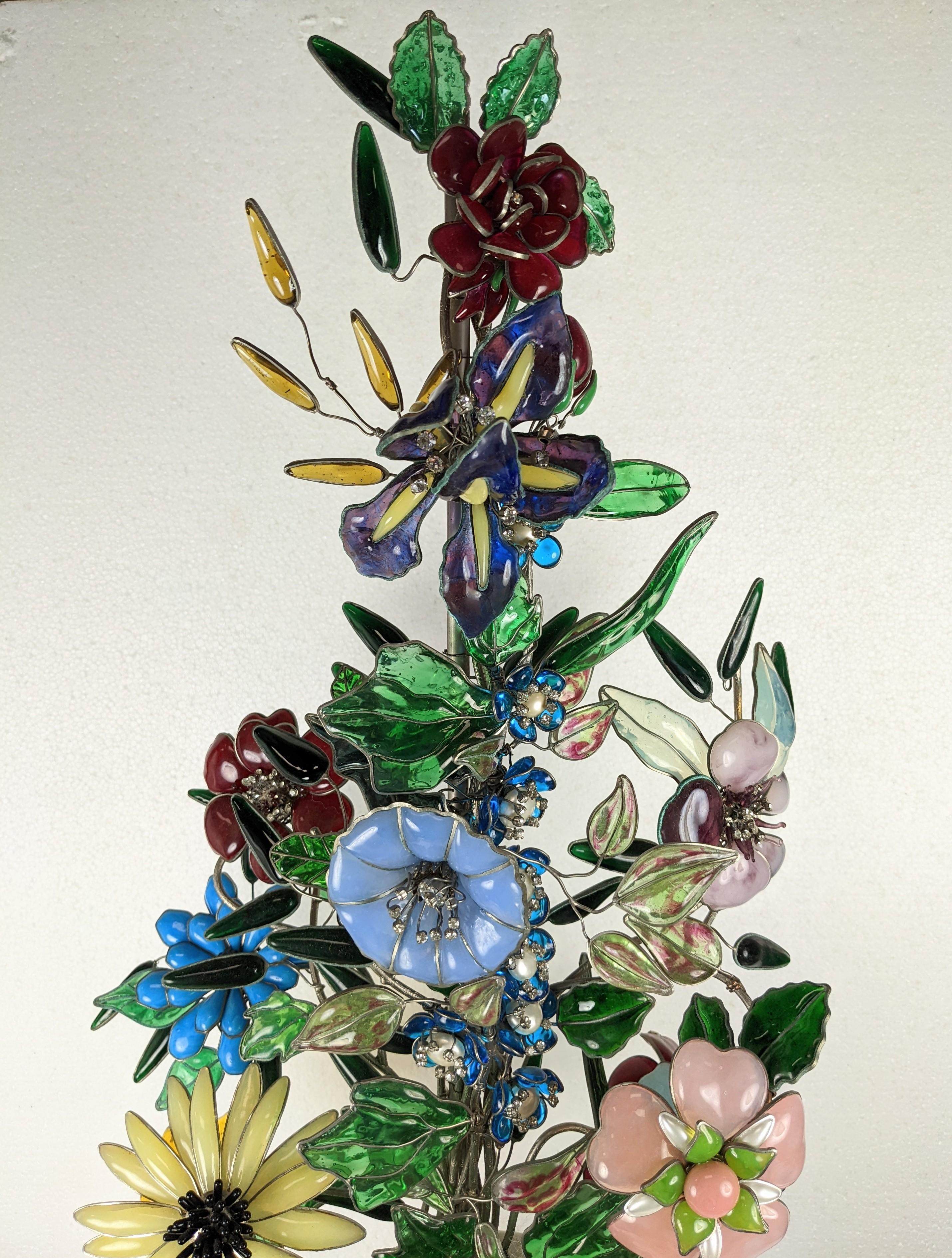 Importante arreglo floral de la Maison Gripoix, Yves Saint Laurent en venta 9