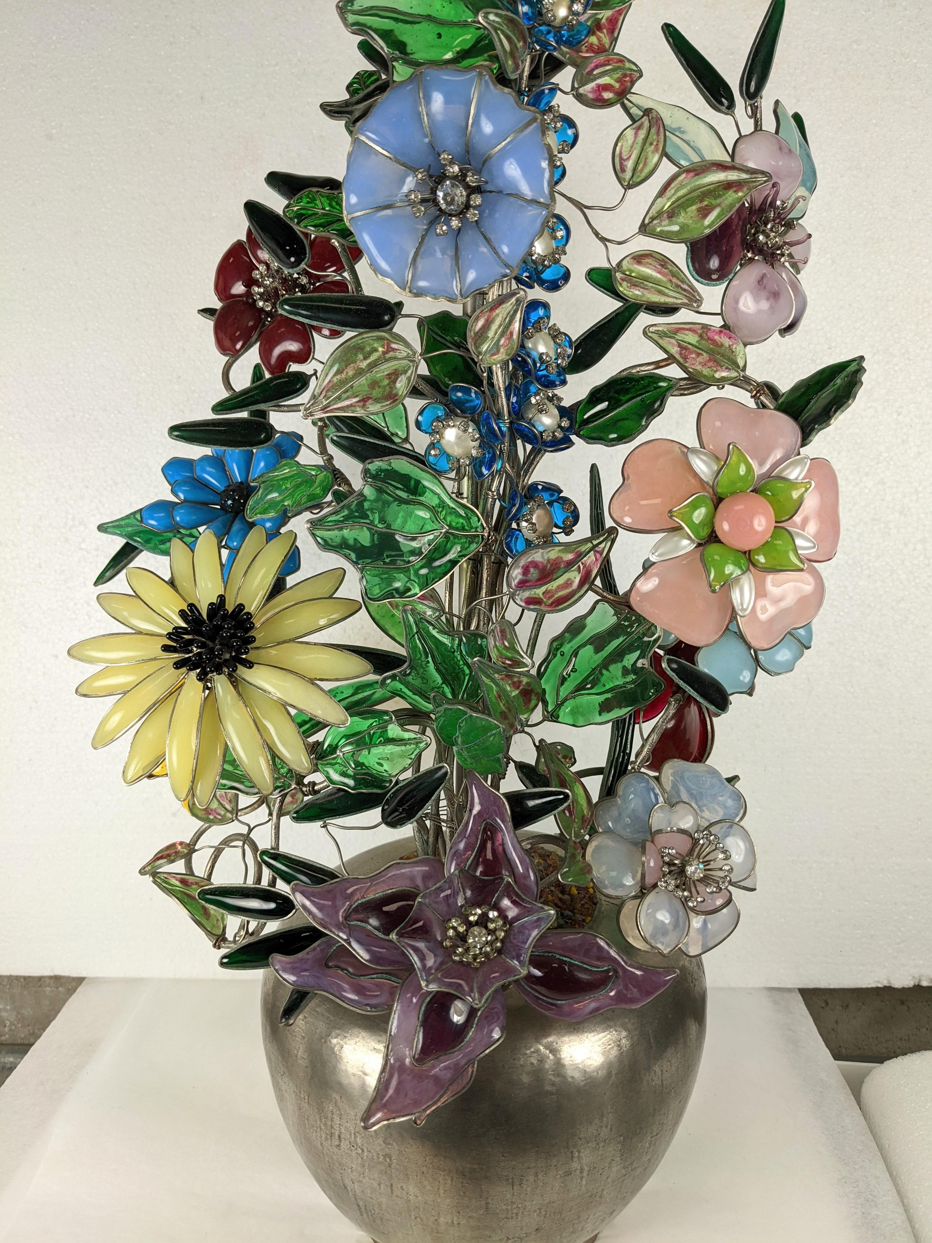 Importante arreglo floral de la Maison Gripoix, Yves Saint Laurent en venta 10