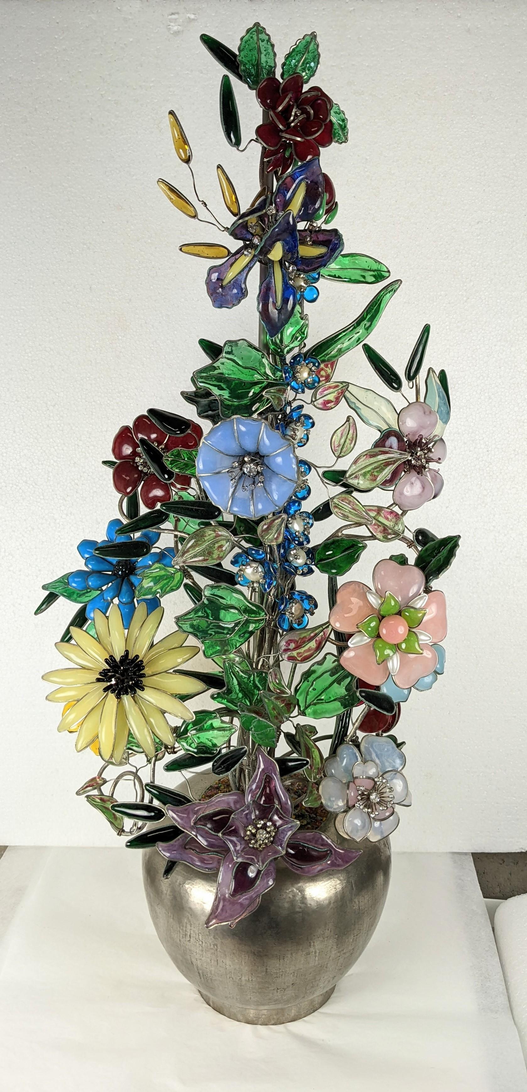 Importante arreglo floral de la Maison Gripoix, Yves Saint Laurent en venta 11
