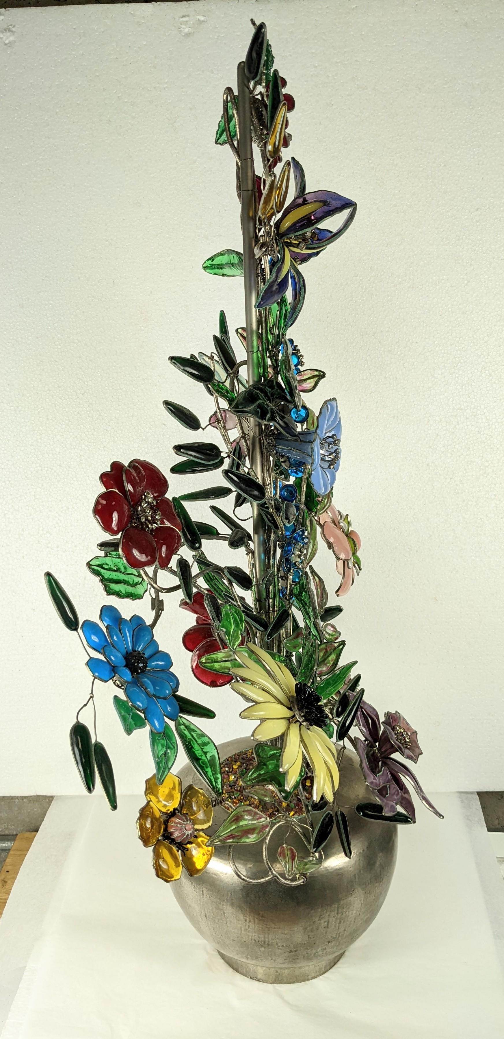Importante arreglo floral de la Maison Gripoix, Yves Saint Laurent en venta 2
